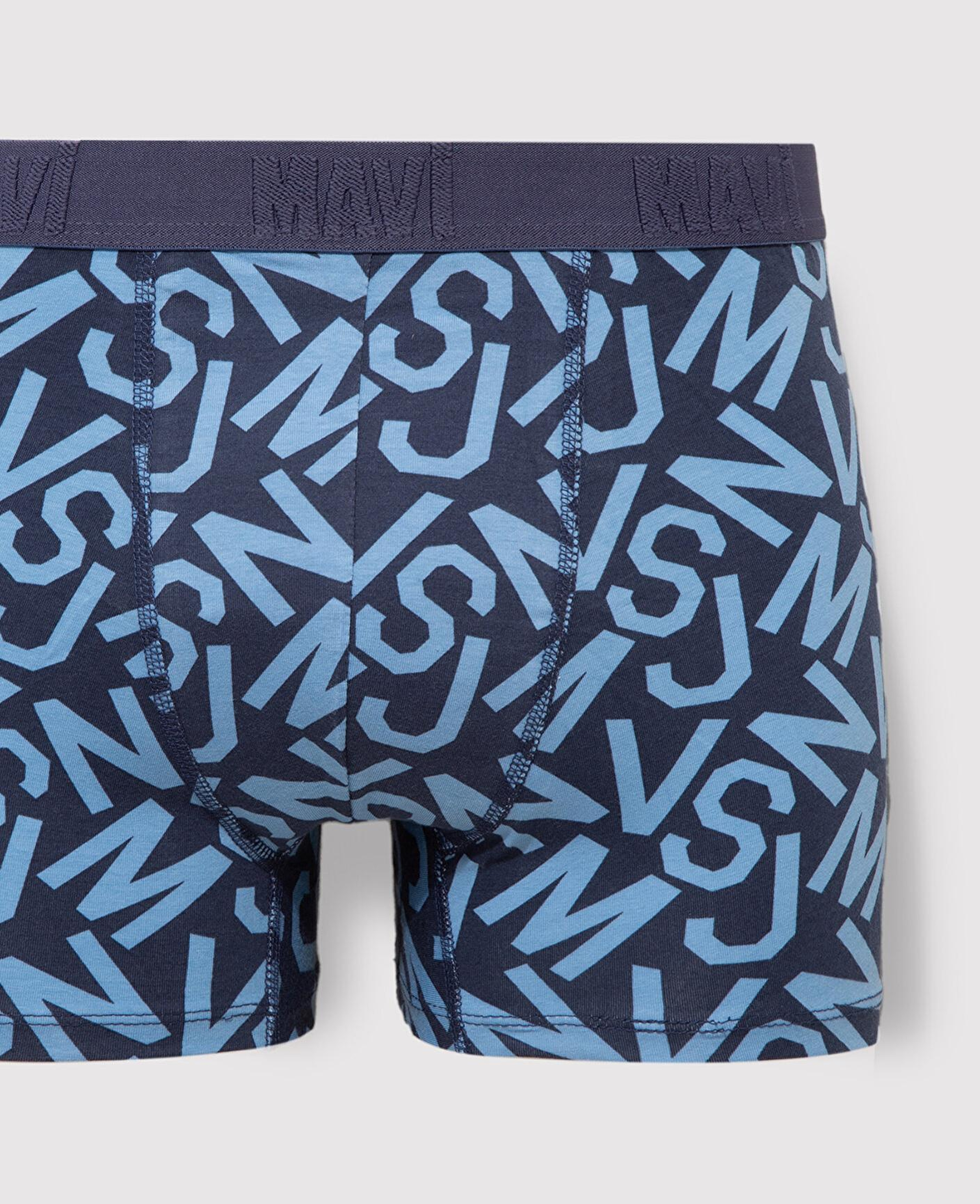 Mavi Baskılı Mavi Boxer 0910441-85803