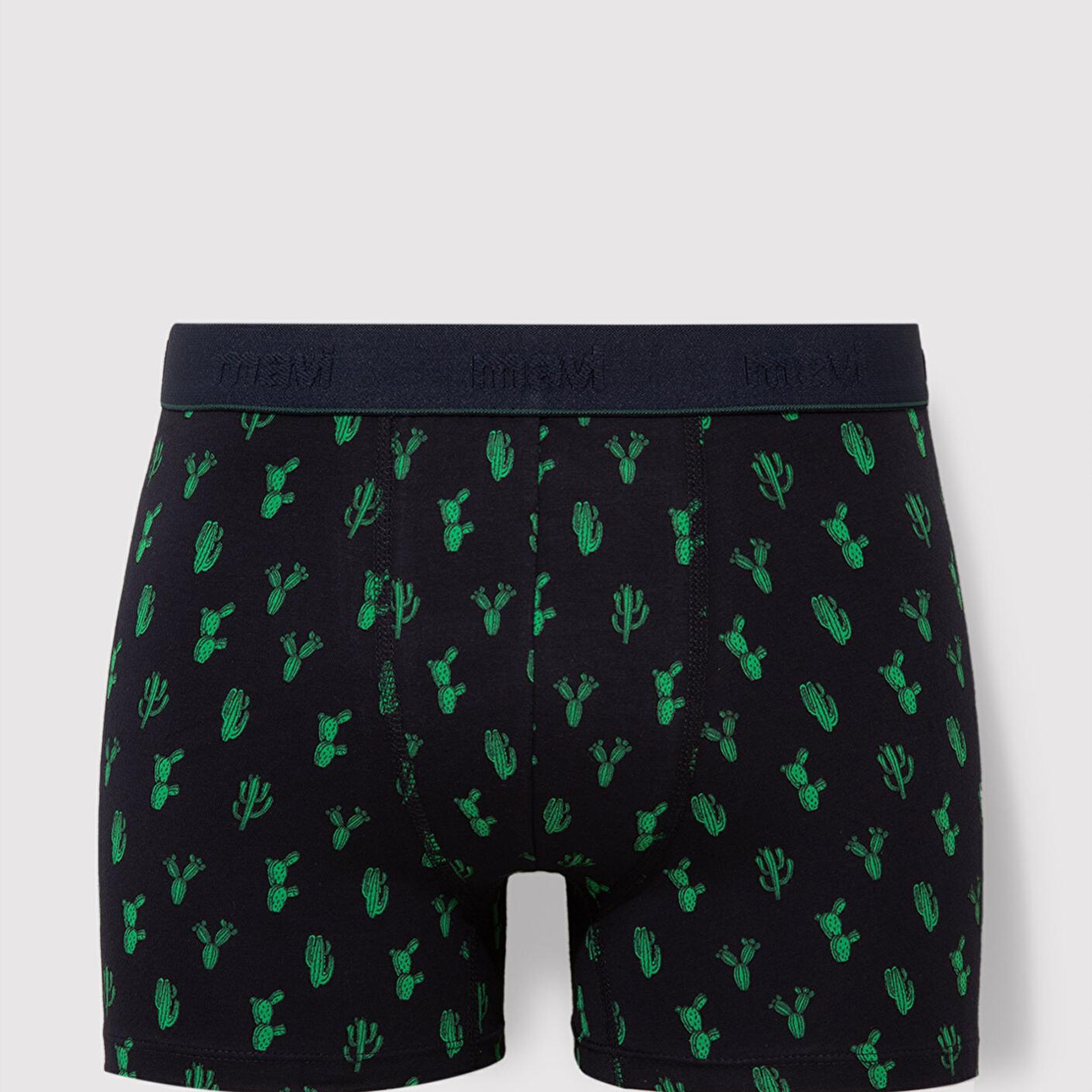 Mavi Kaktüs Baskılı Lacivert Boxer 0910045-32184