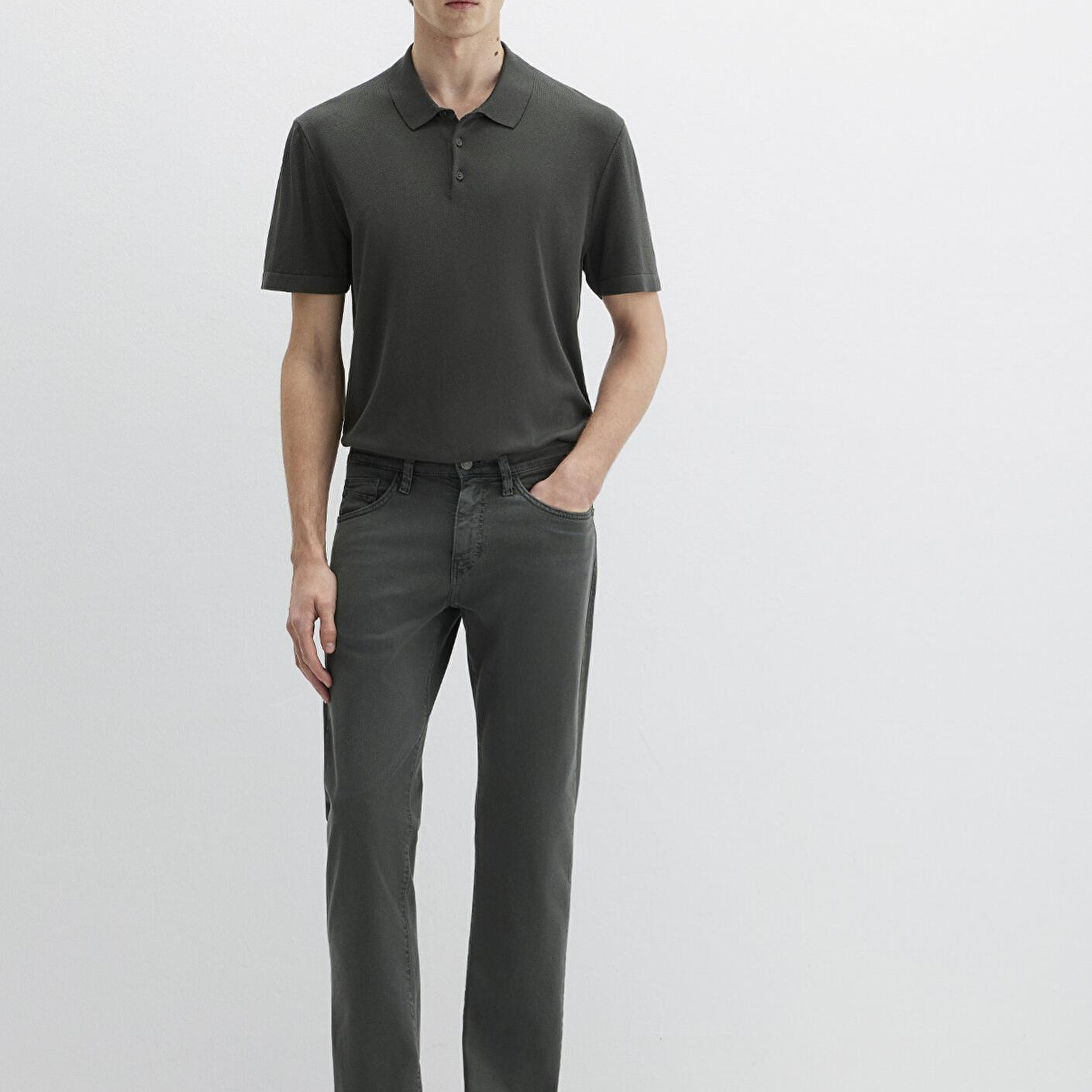 Mavi Hunter Yosun Yeşili Comfort Gabardin Pantolon 0020285644