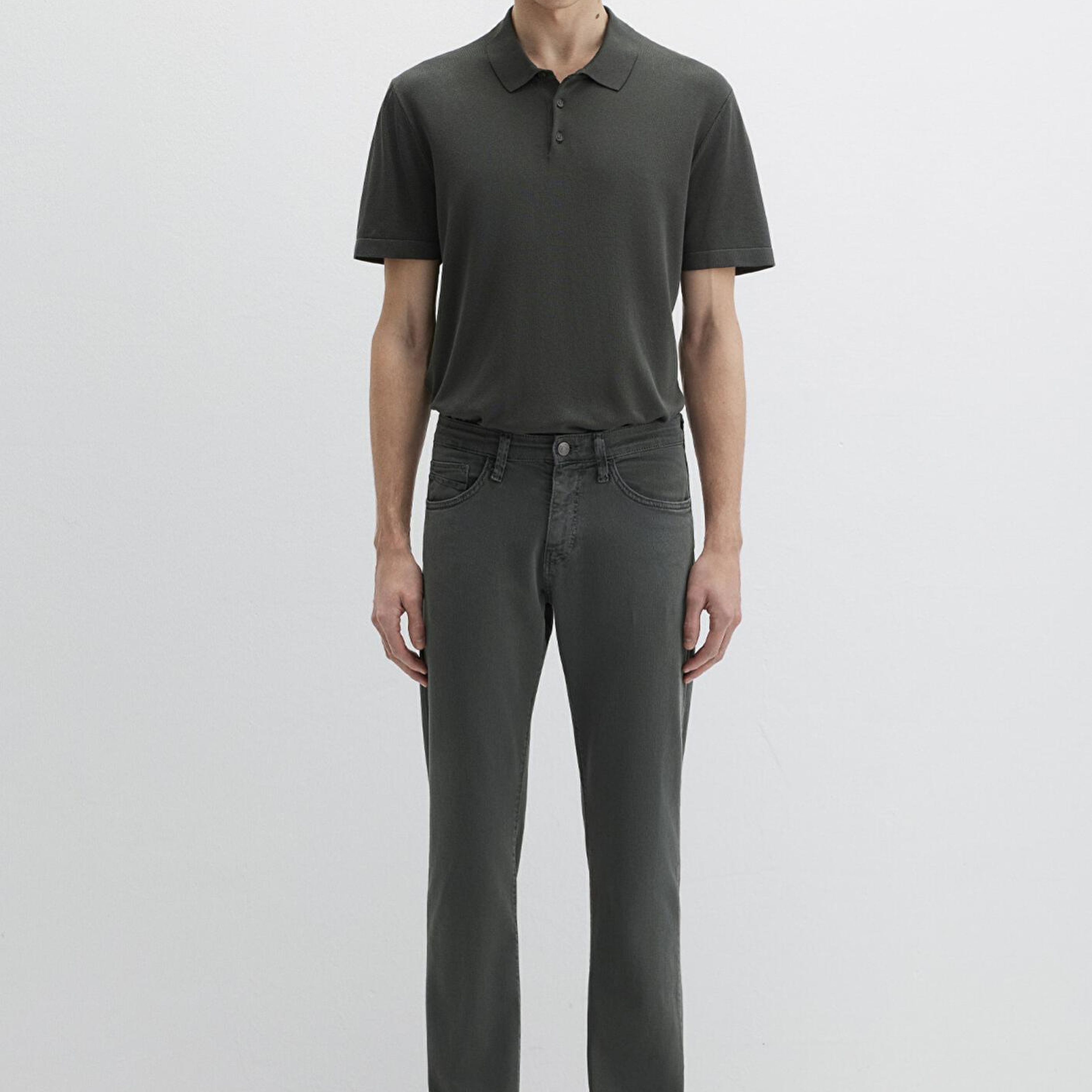 Mavi Hunter Yosun Yeşili Comfort Gabardin Pantolon 0020285644