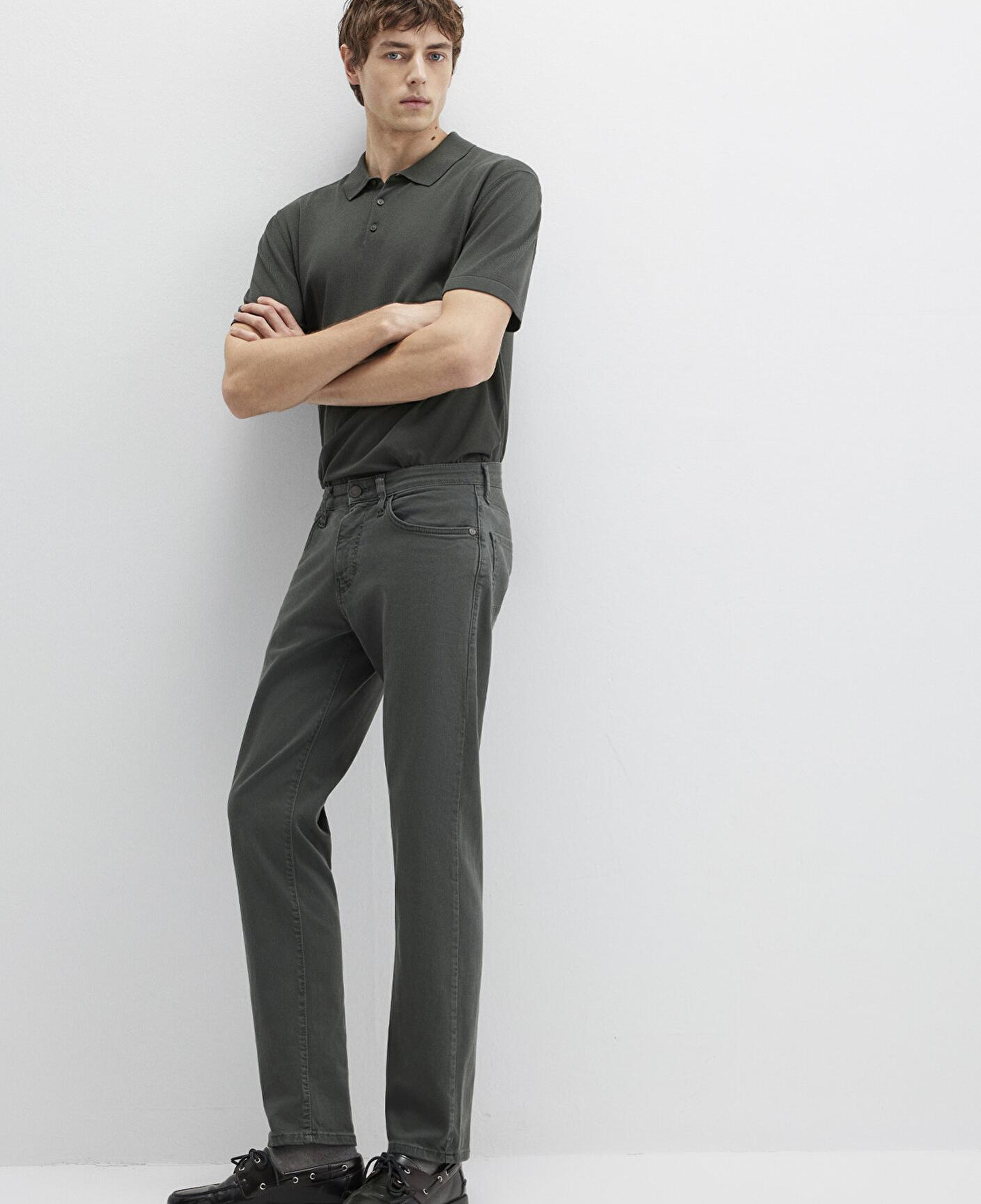 Mavi Hunter Yosun Yeşili Comfort Gabardin Pantolon 0020285644