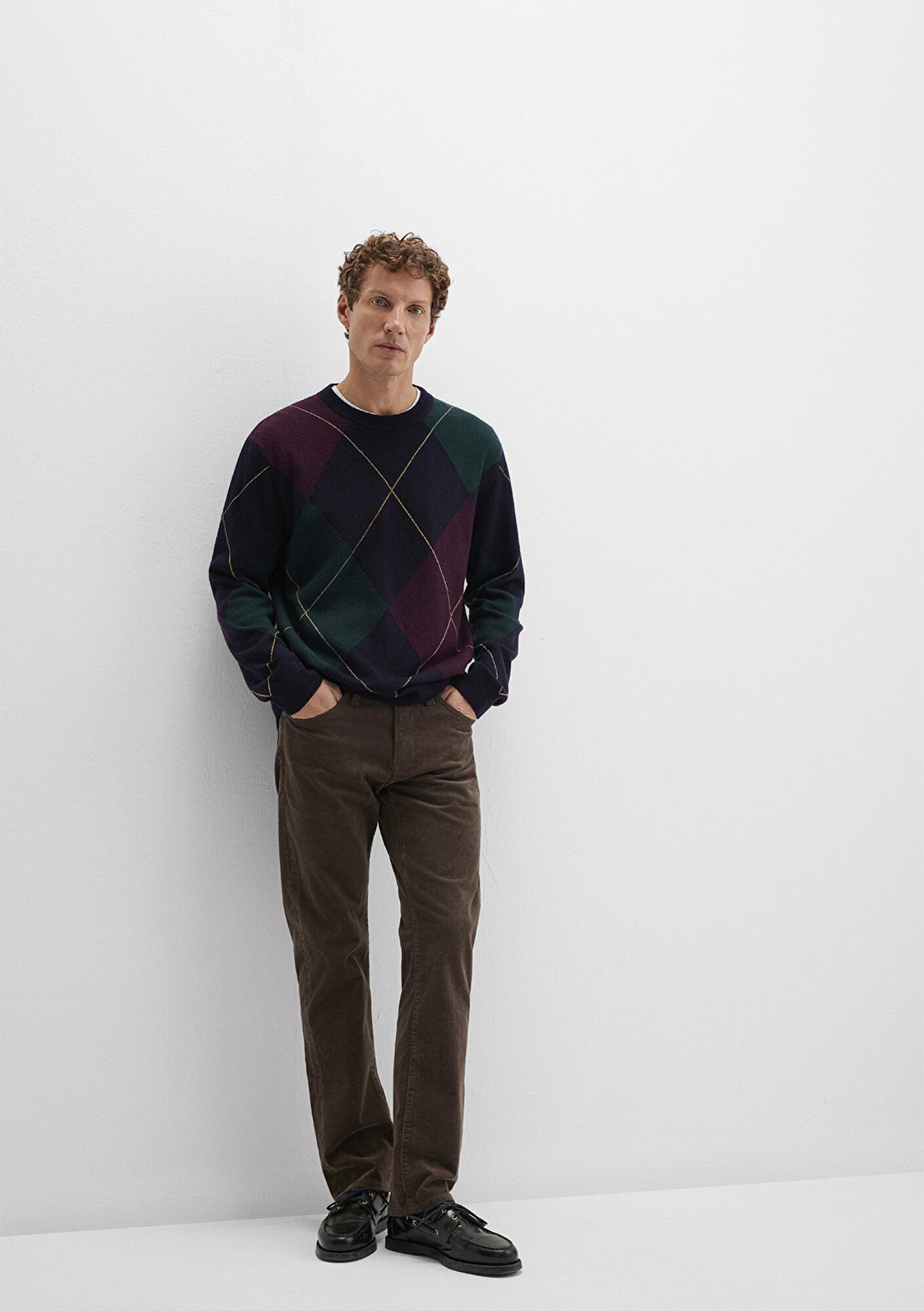 Mavi Hunter Kahverengi Kadife Pantolon 0020235666