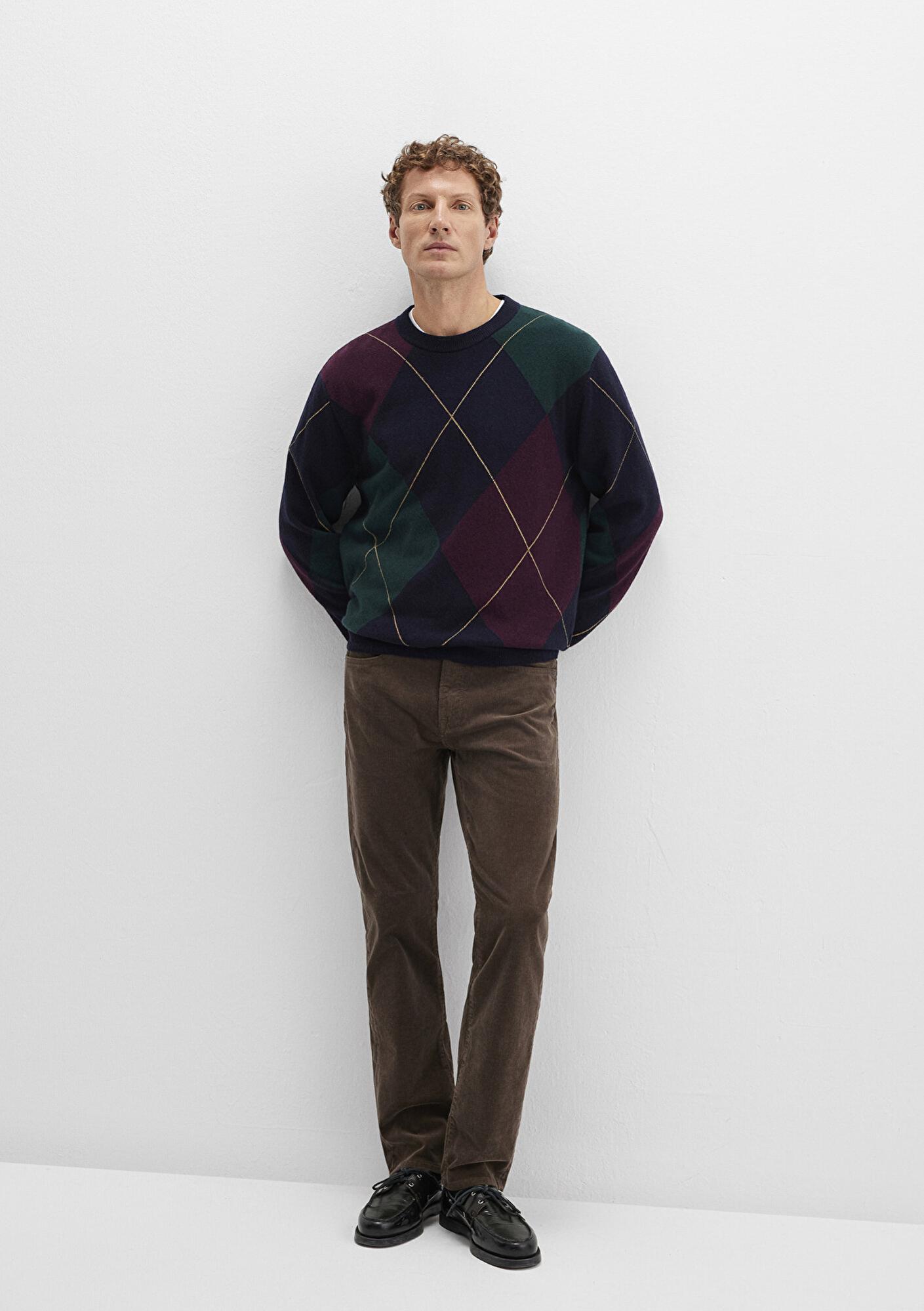 Mavi Hunter Kahverengi Kadife Pantolon 0020235666