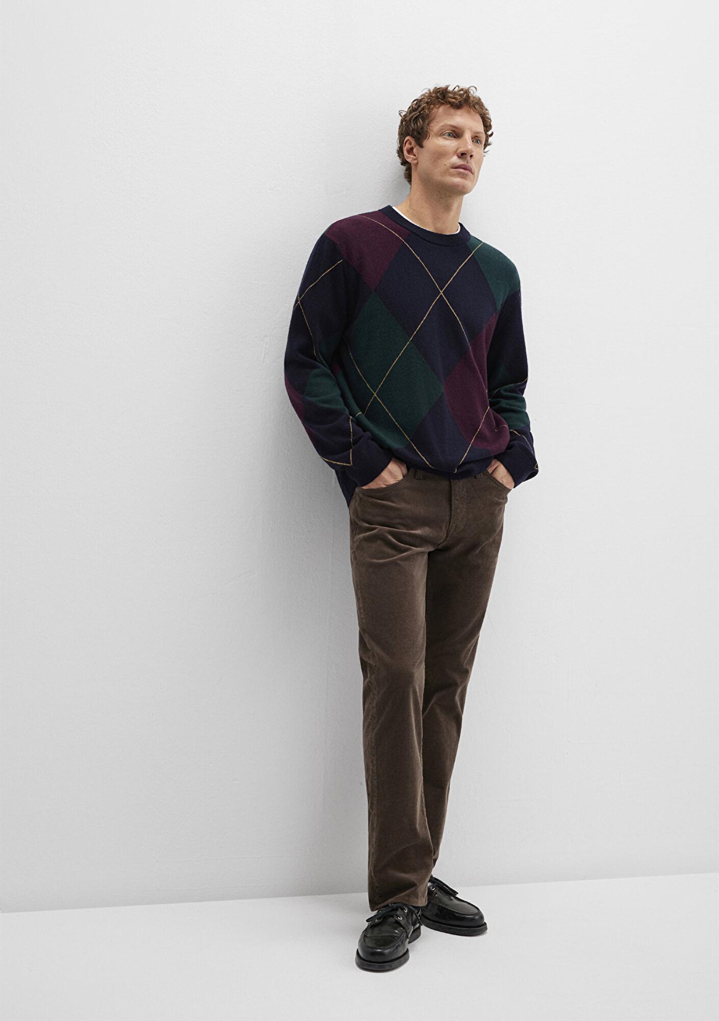 Mavi Hunter Kahverengi Kadife Pantolon 0020235666