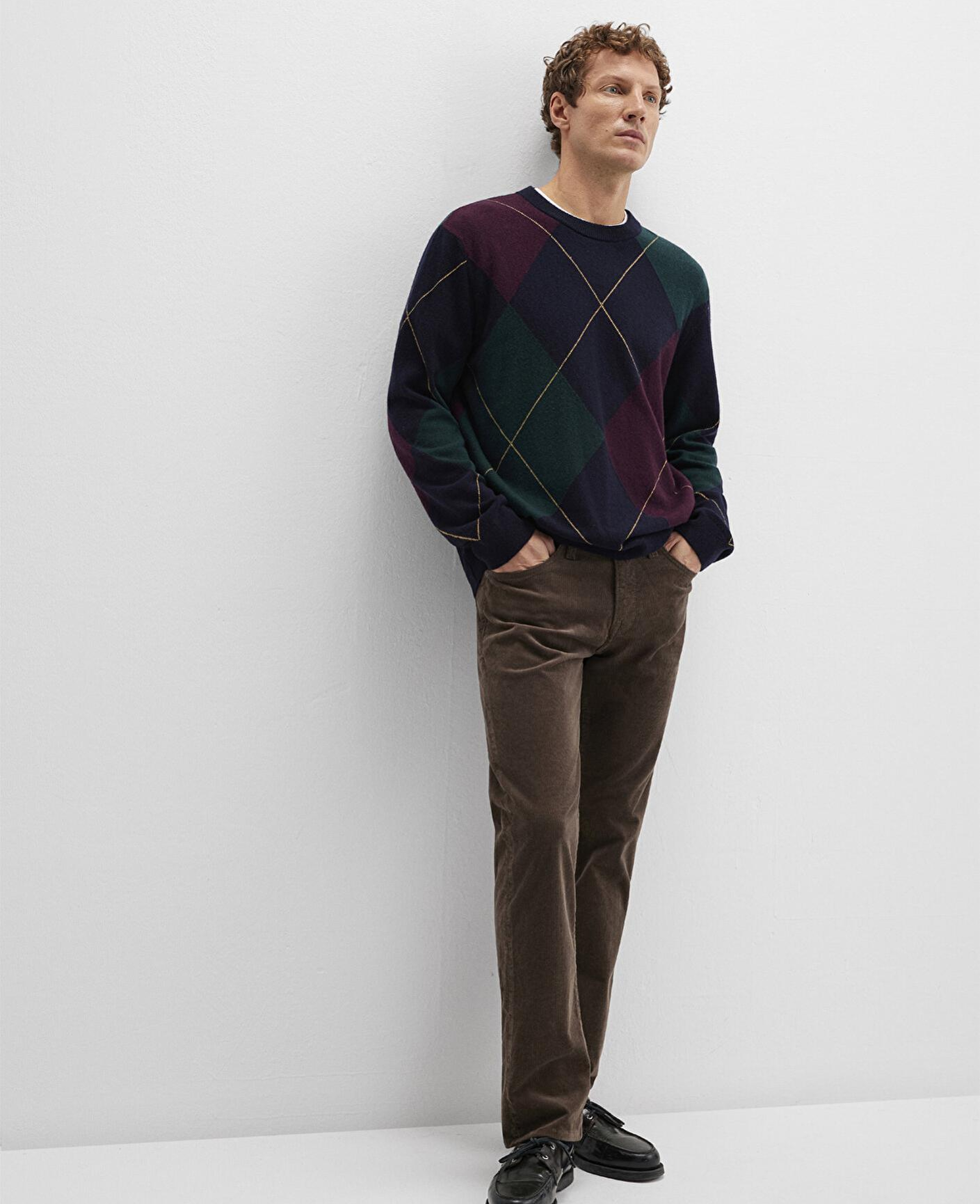 Mavi Hunter Kahverengi Kadife Pantolon 0020235666