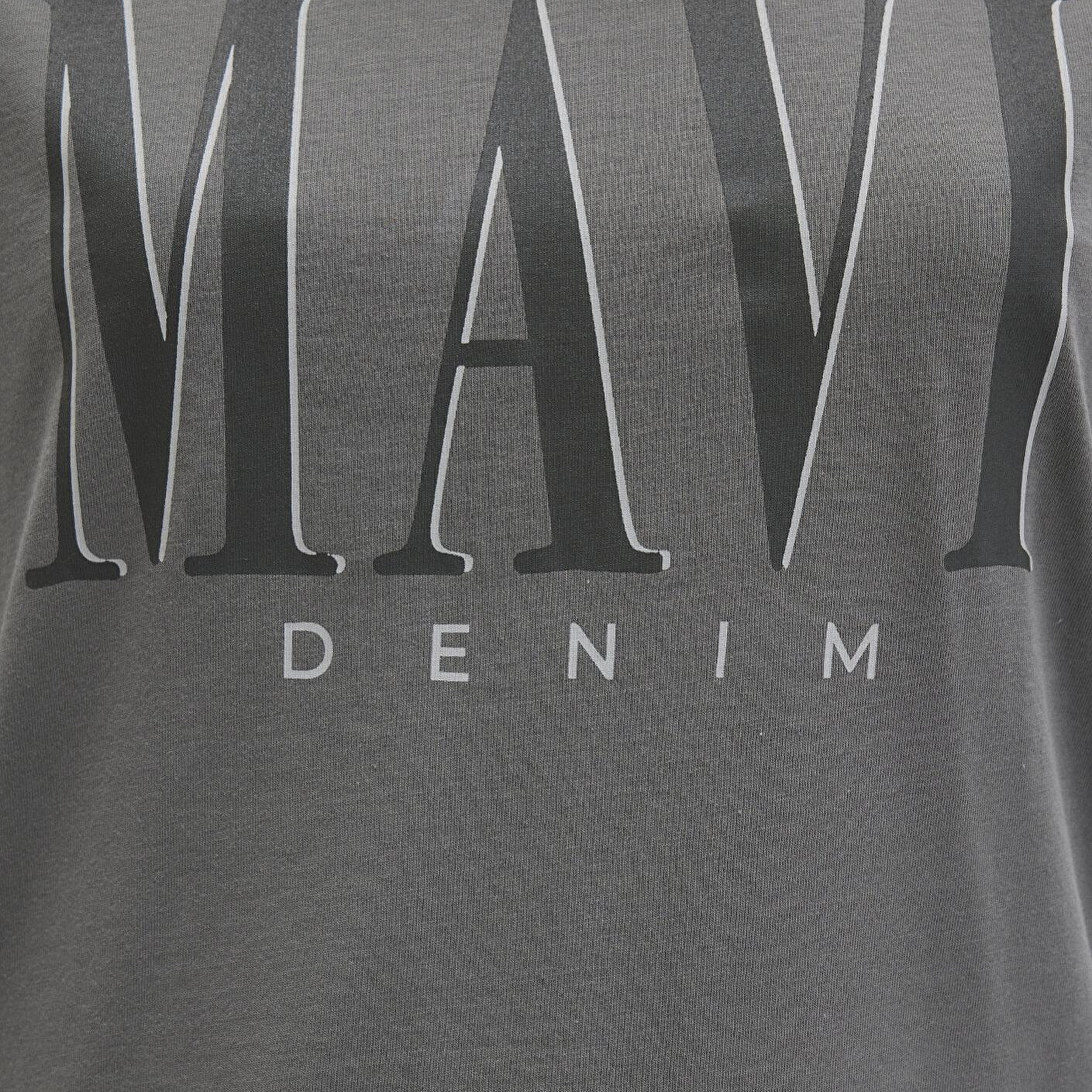 Mavi Mavi Logo Baskılı Gri Tişört Regular Fit / Normal Kesim 1611990-70122