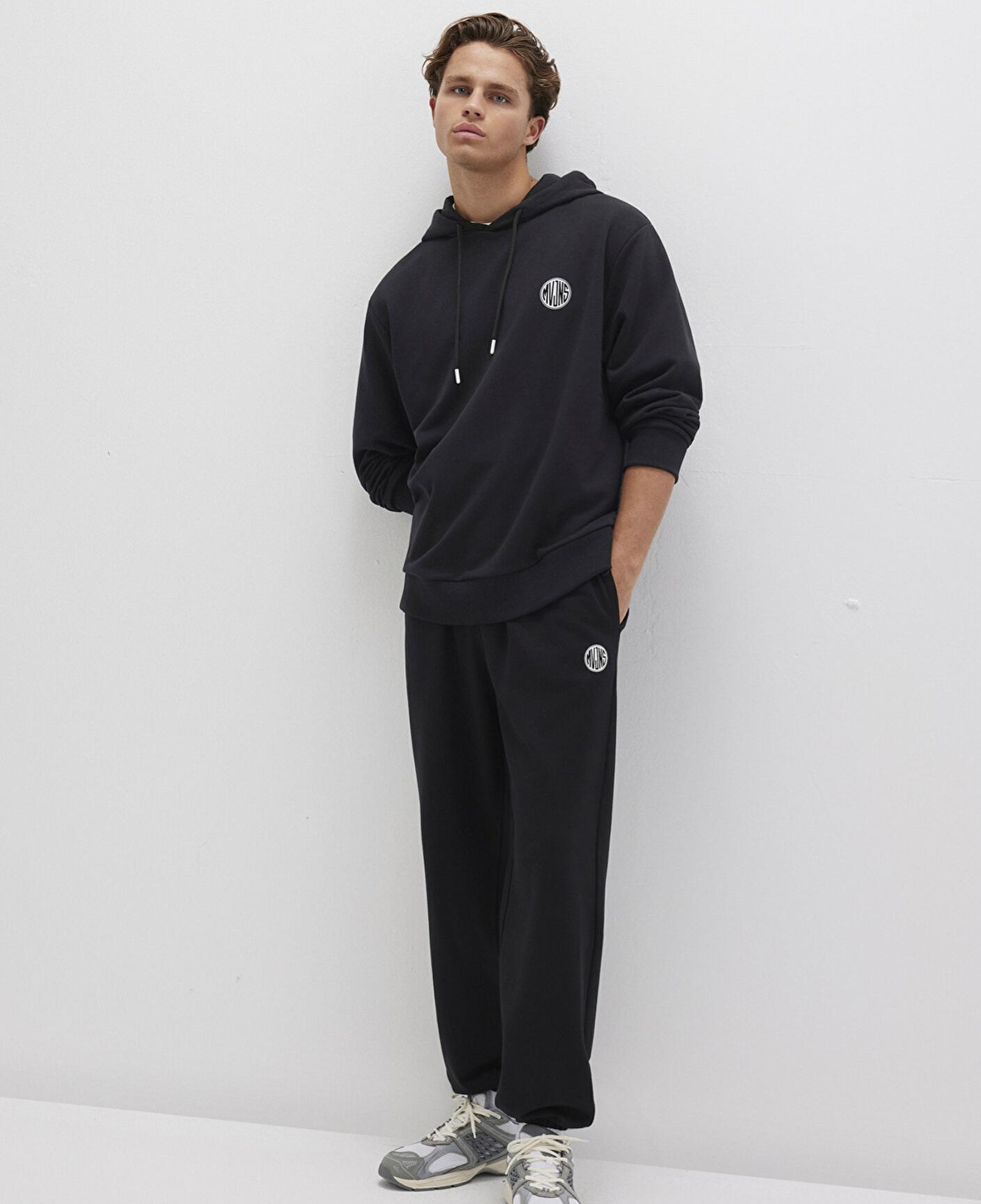 Mavi MVJNS Logo Baskılı Siyah Eşofman Altı 0010175-900