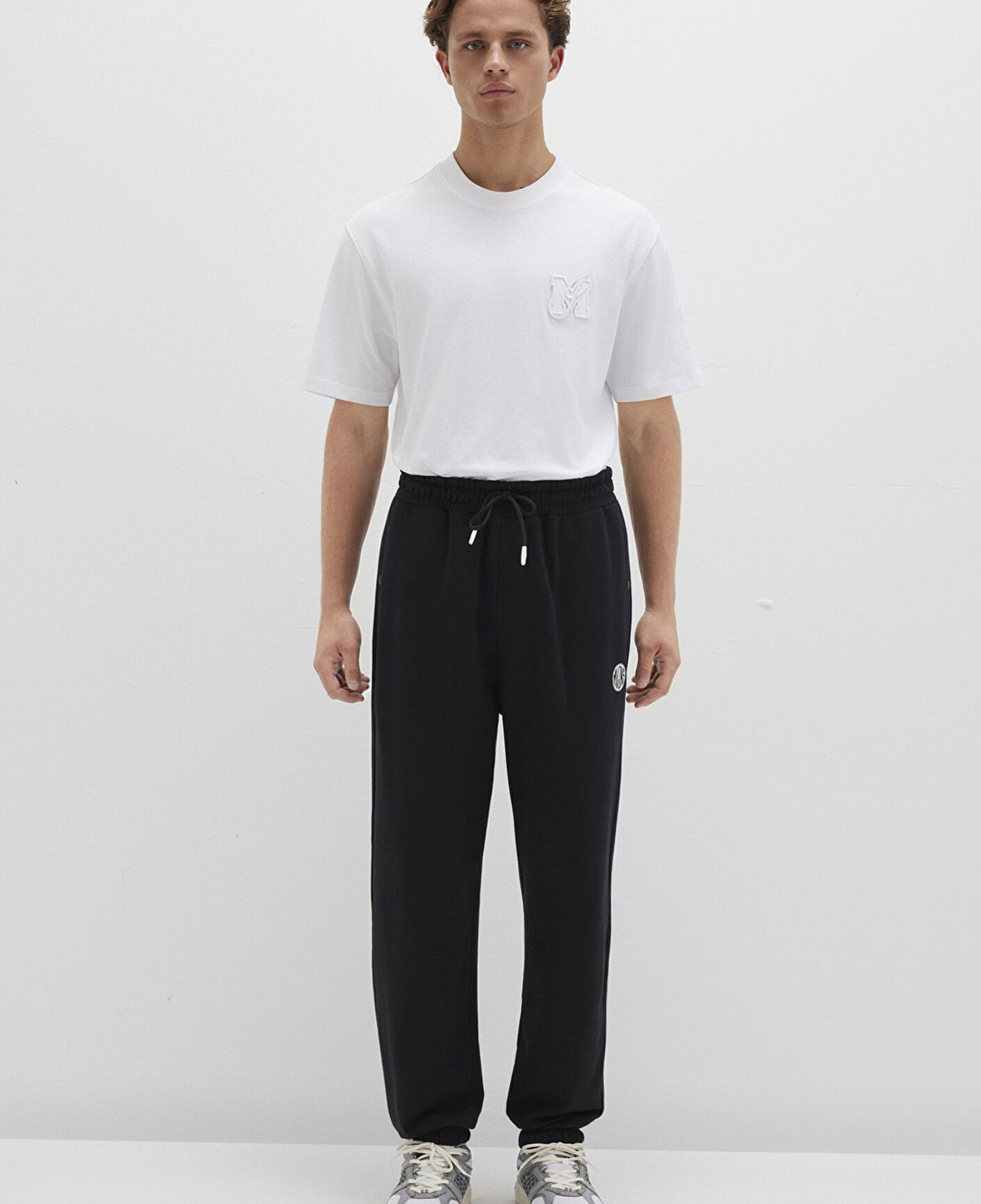 Mavi MVJNS Logo Baskılı Siyah Eşofman Altı 0010175-900