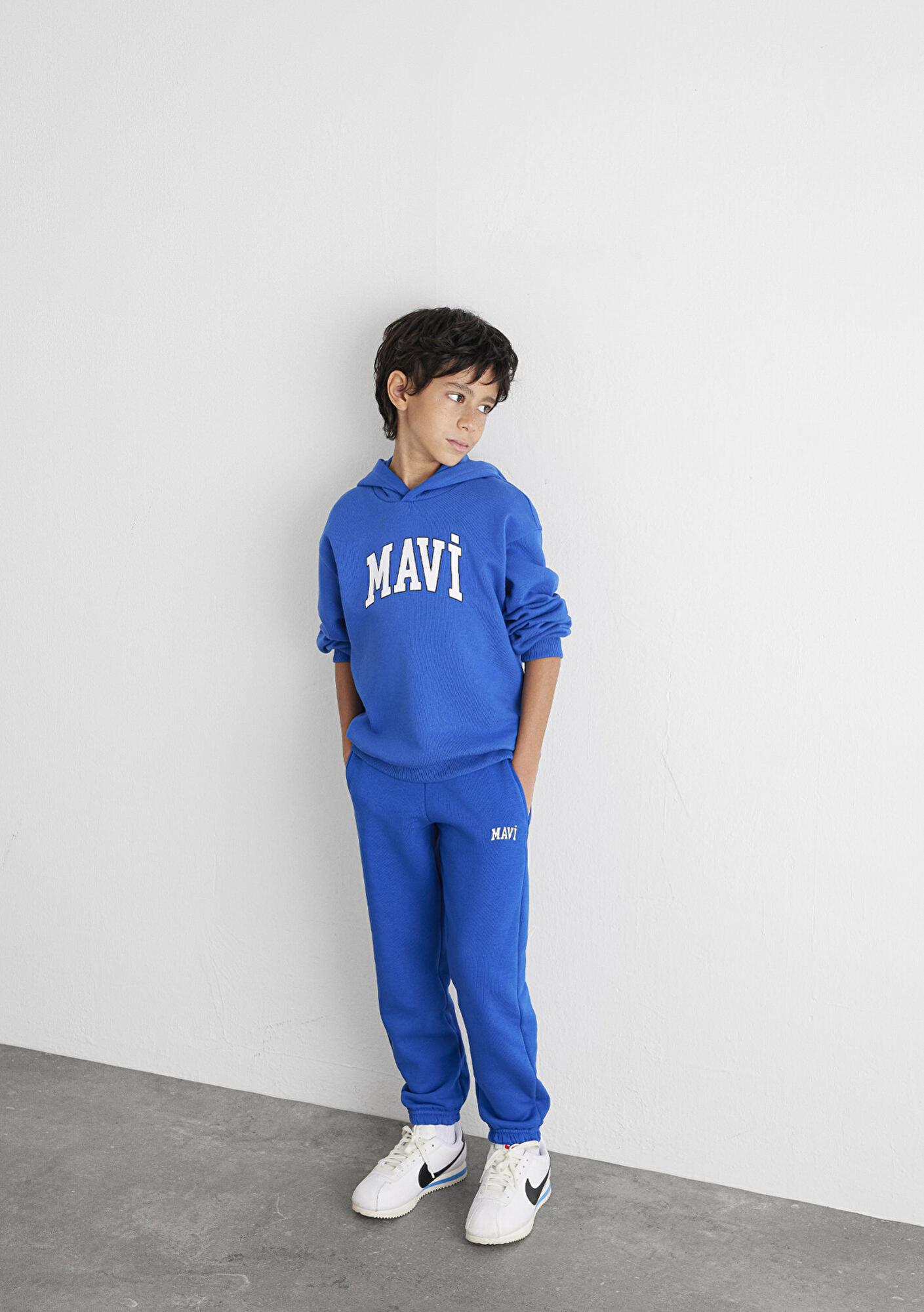 Mavi Mavi Logo Baskılı Mavi Eşofman Altı 6010000-70896