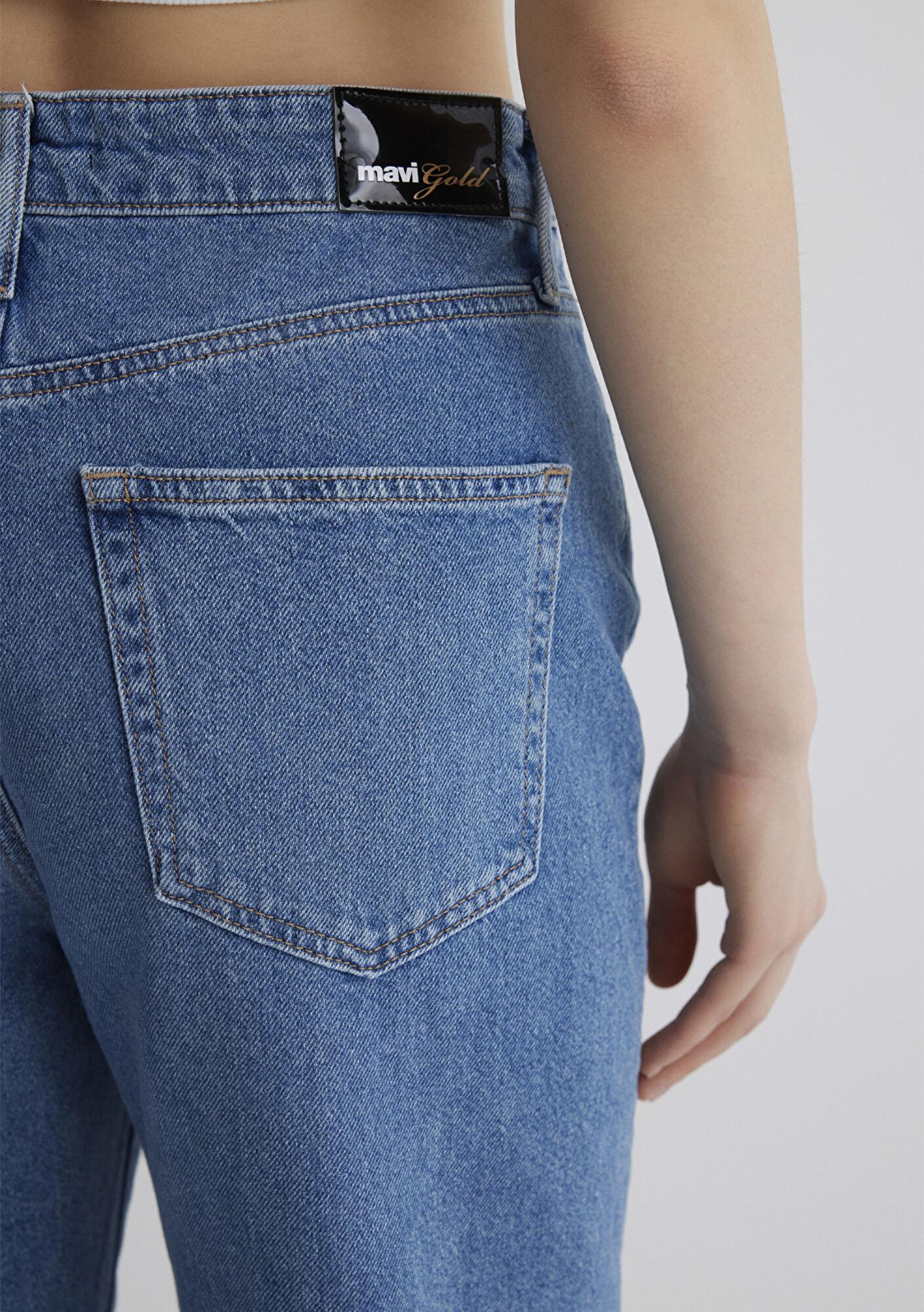 Mavi Lila Iconic Gölgeli Indigo Mavisi Jean Pantolon 101354-85535