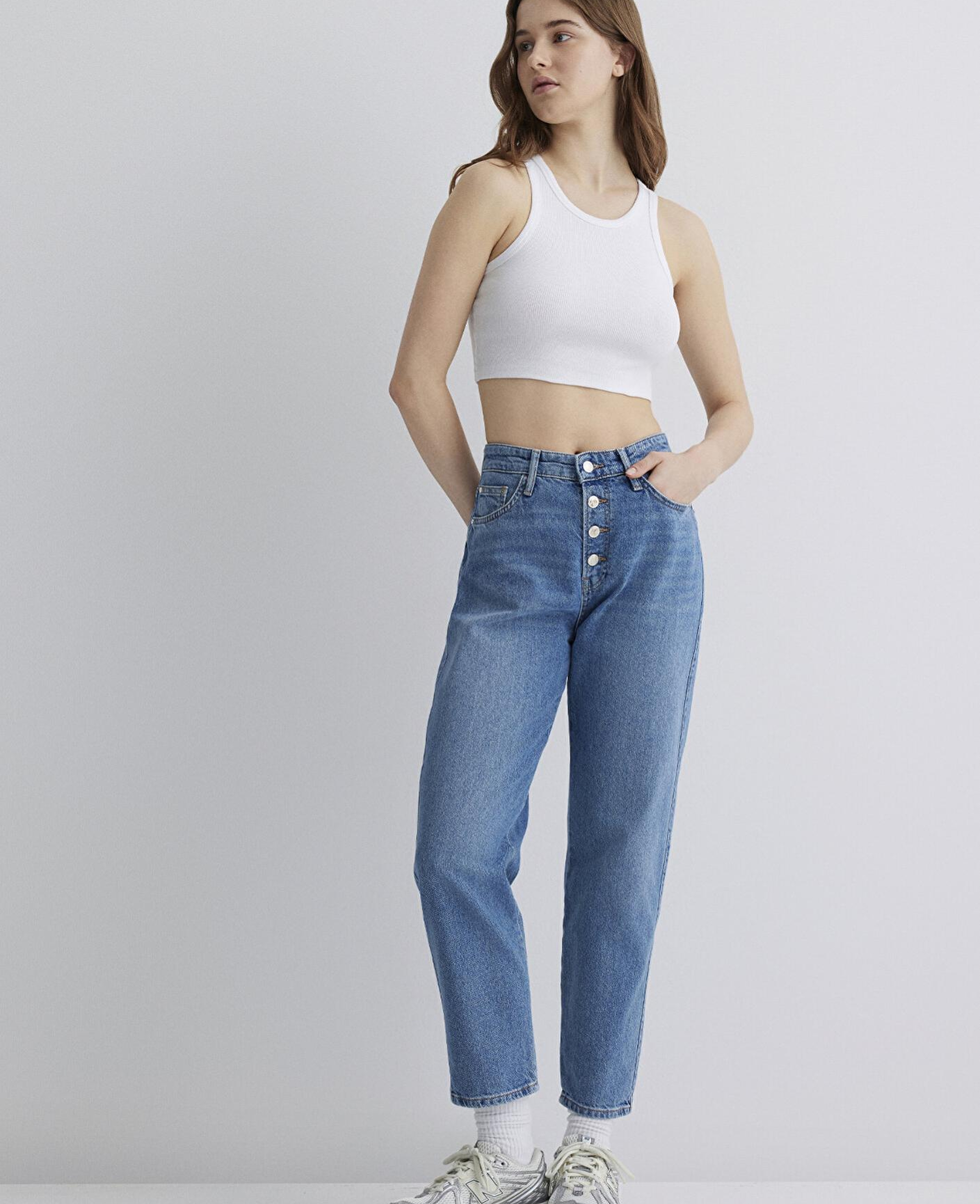 Mavi Lila Iconic Gölgeli Indigo Mavisi Jean Pantolon 101354-85535