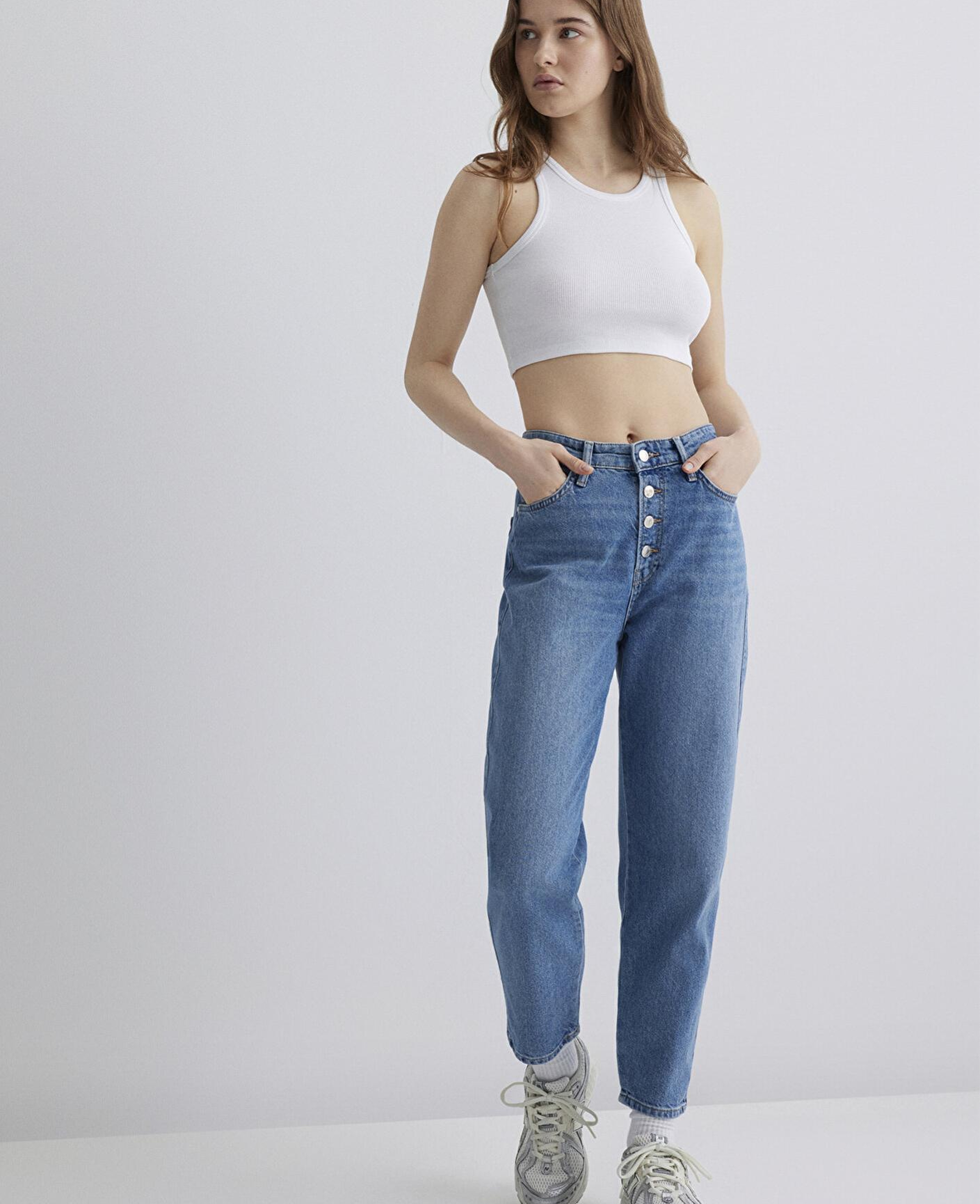 Mavi Lila Iconic Gölgeli Indigo Mavisi Jean Pantolon 101354-85535