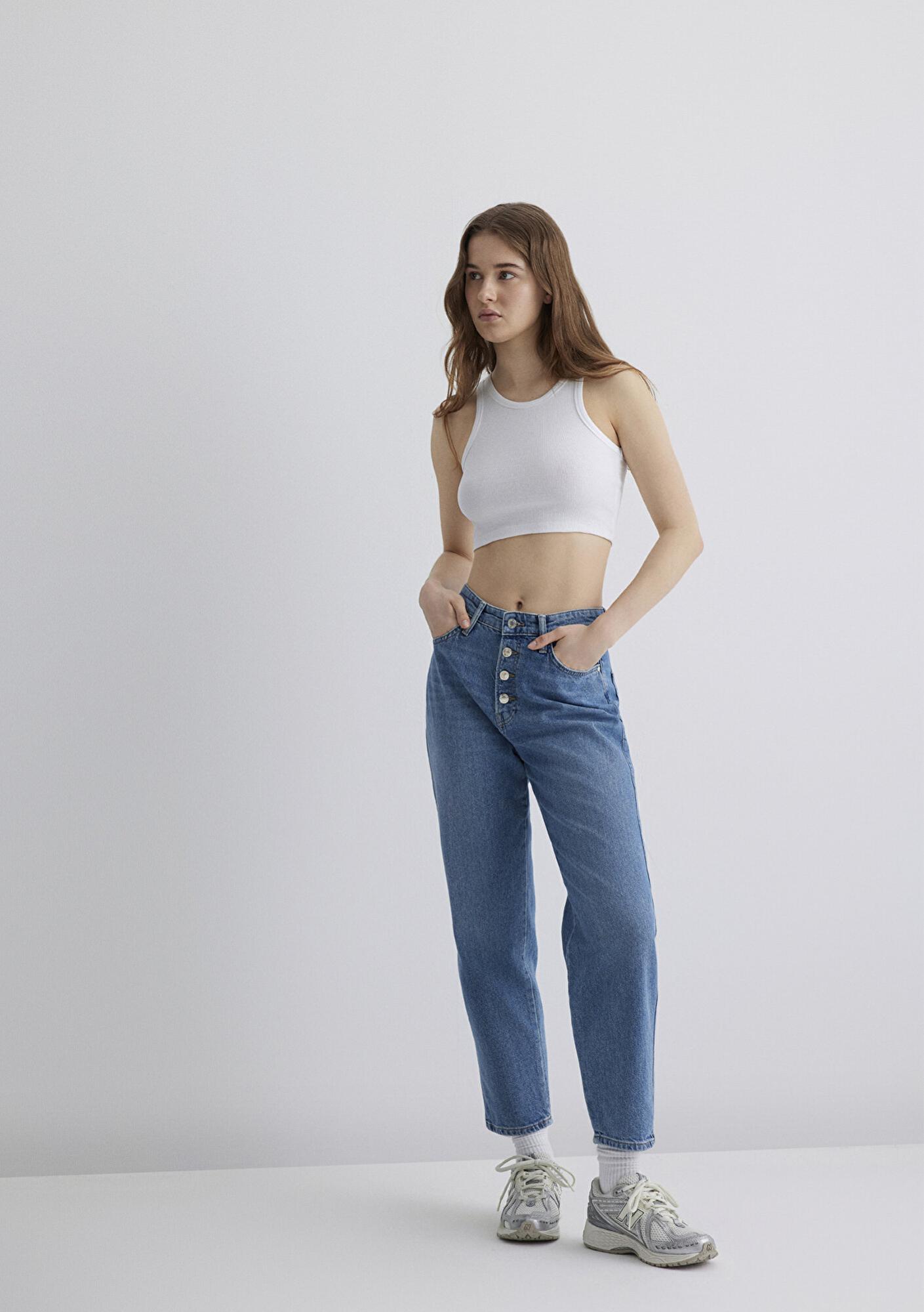 Mavi Lila Iconic Gölgeli Indigo Mavisi Jean Pantolon 101354-85535