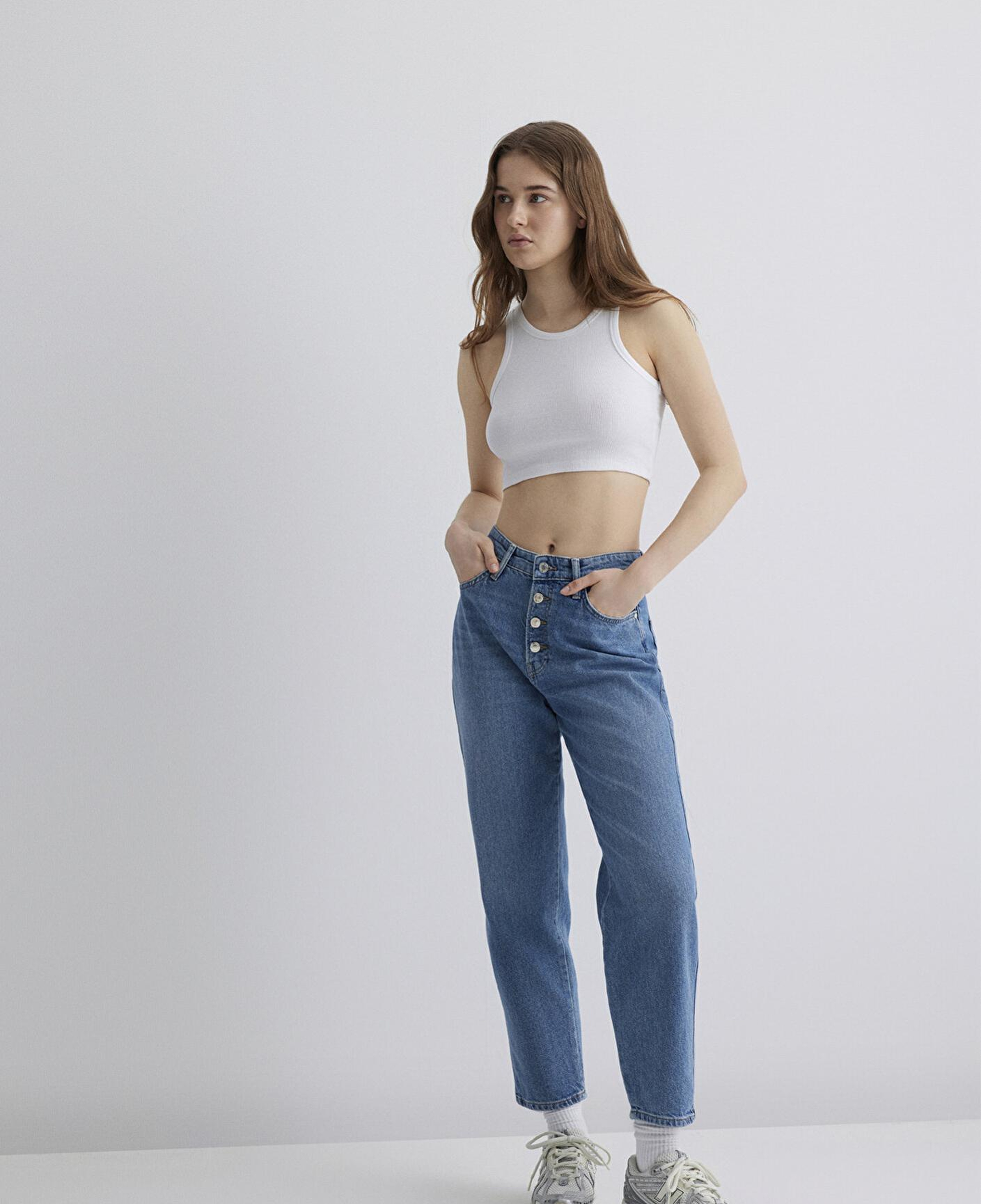 Mavi Lila Iconic Gölgeli Indigo Mavisi Jean Pantolon 101354-85535