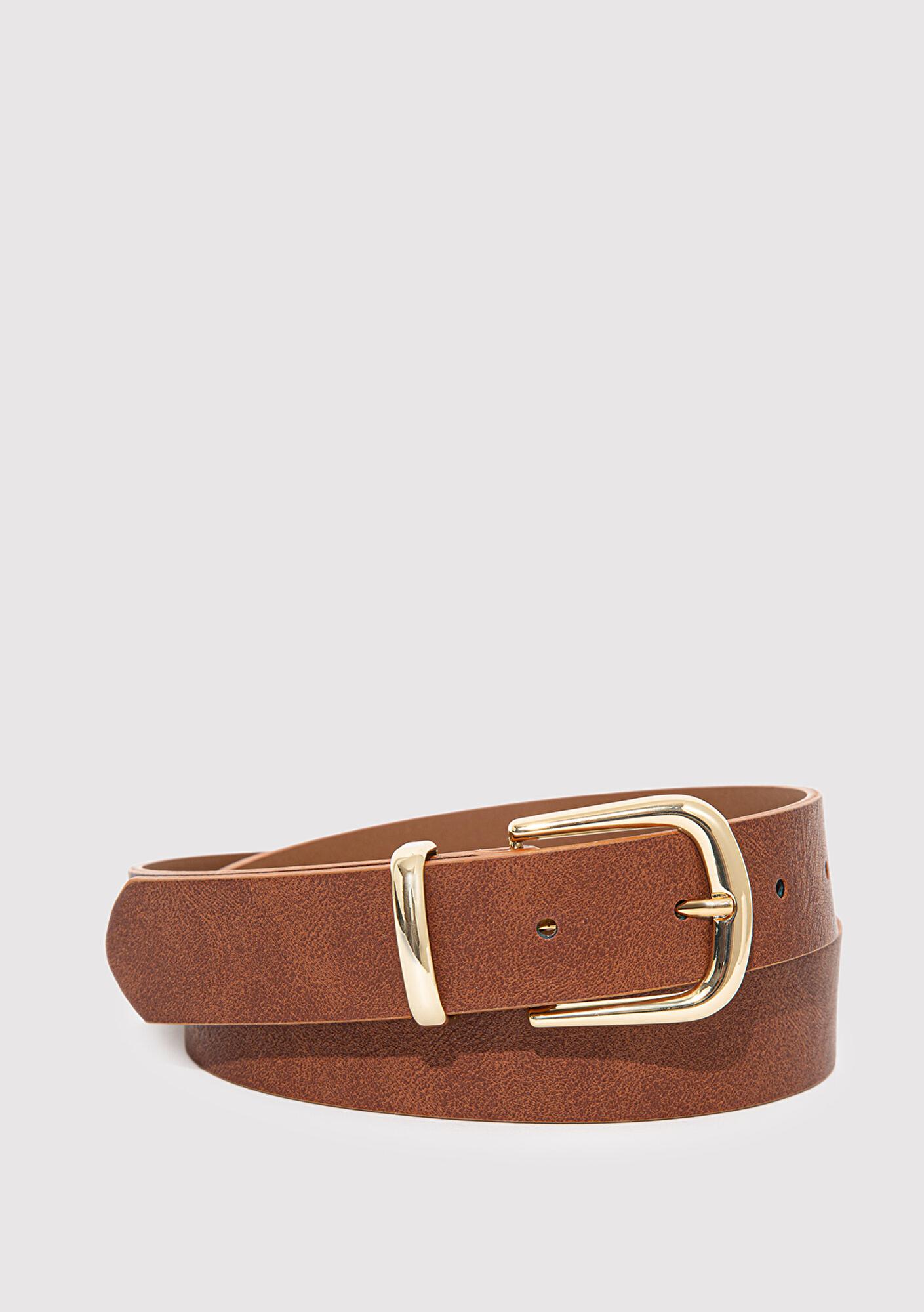 Mavi Kahverengi Suni Deri Kemer 1911793-70304