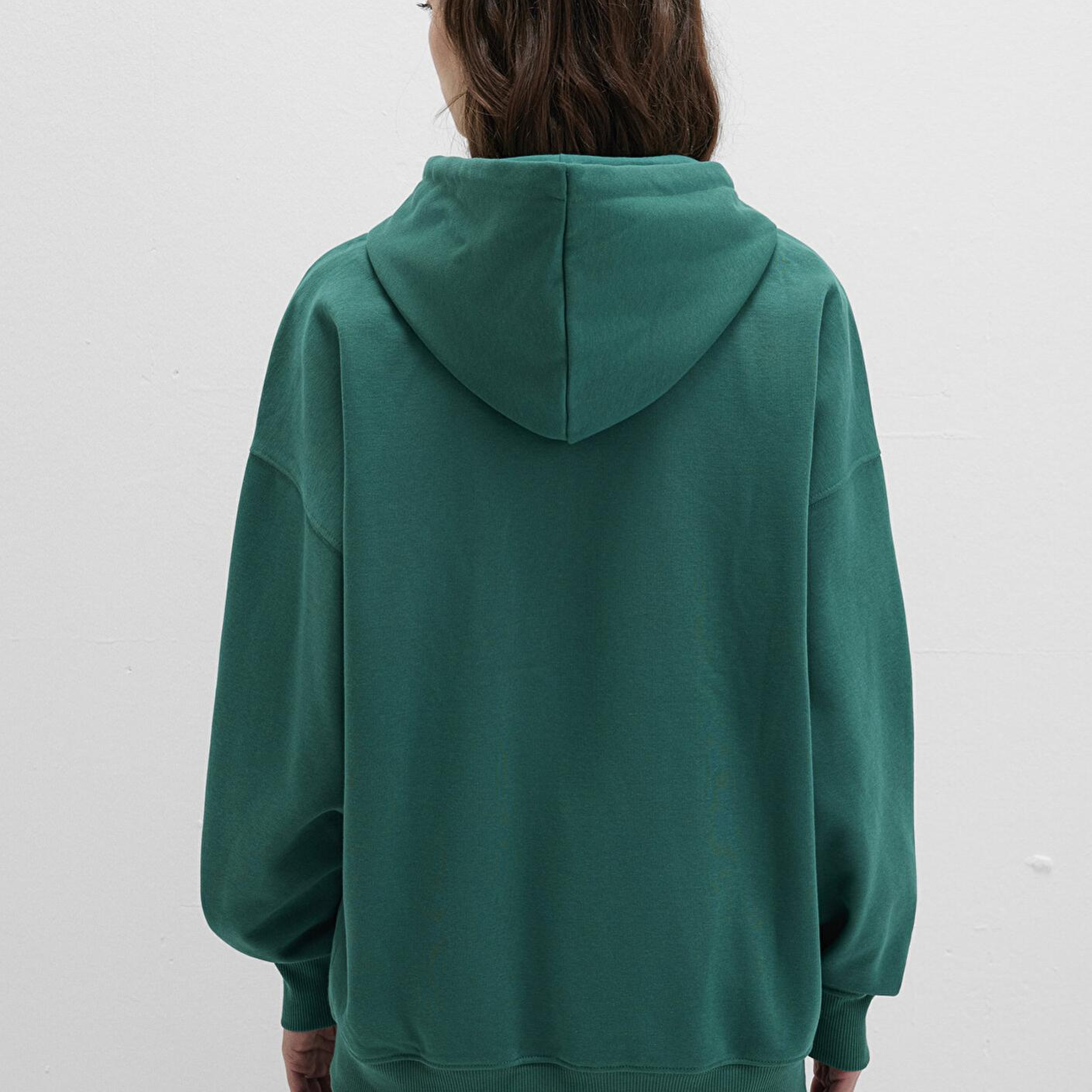 Mavi Kapüşonlu Fermuarlı Yeşil Sweatshirt 1610221-71874