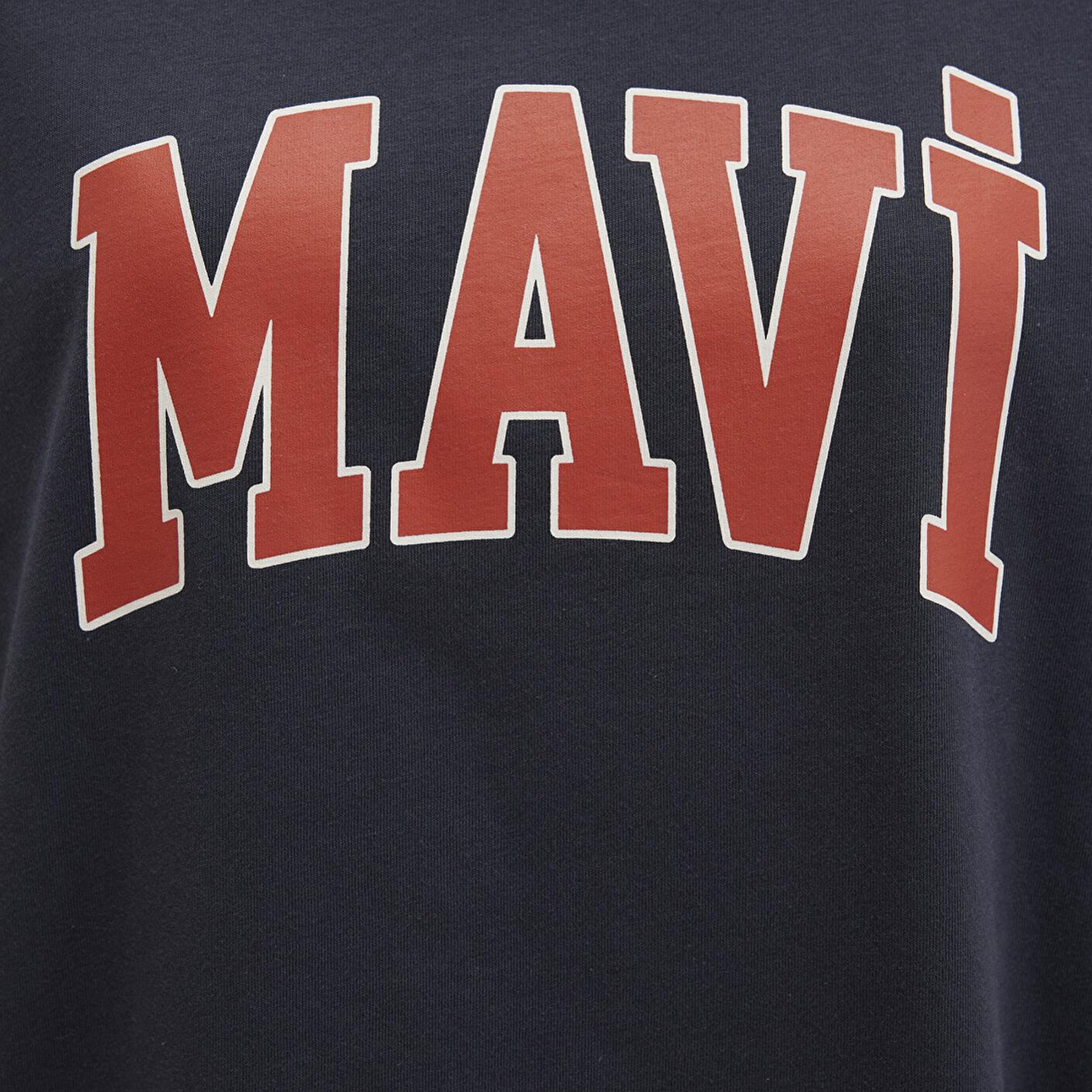 Mavi Mavi Logo Baskılı Antrasit Tişört Oversize / Geniş Kesim 1600843-82185