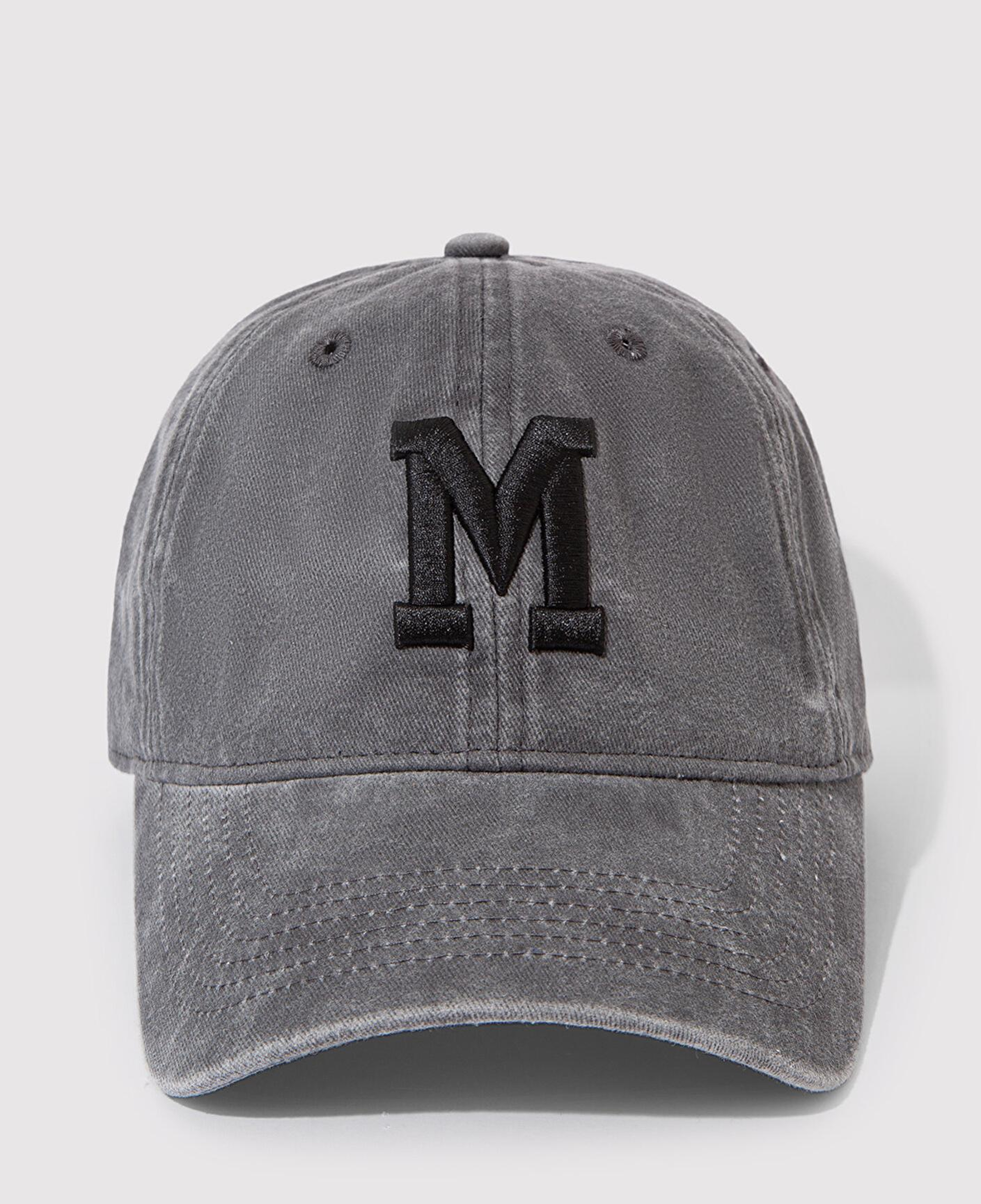 Mavi M Logo Detaylı Gri Şapka 0911156-34314