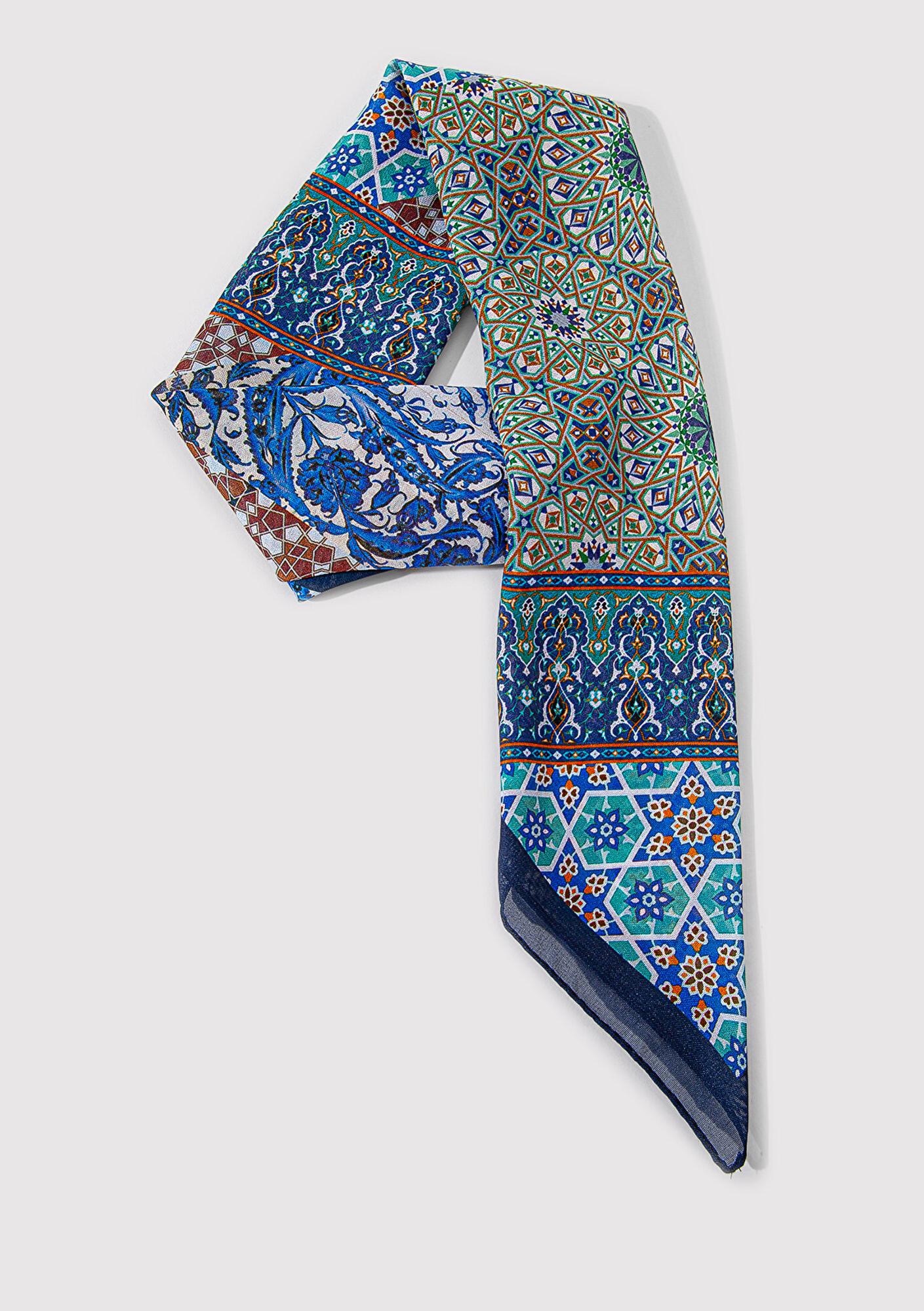Mavi Baskılı Bandana 1911813-82050