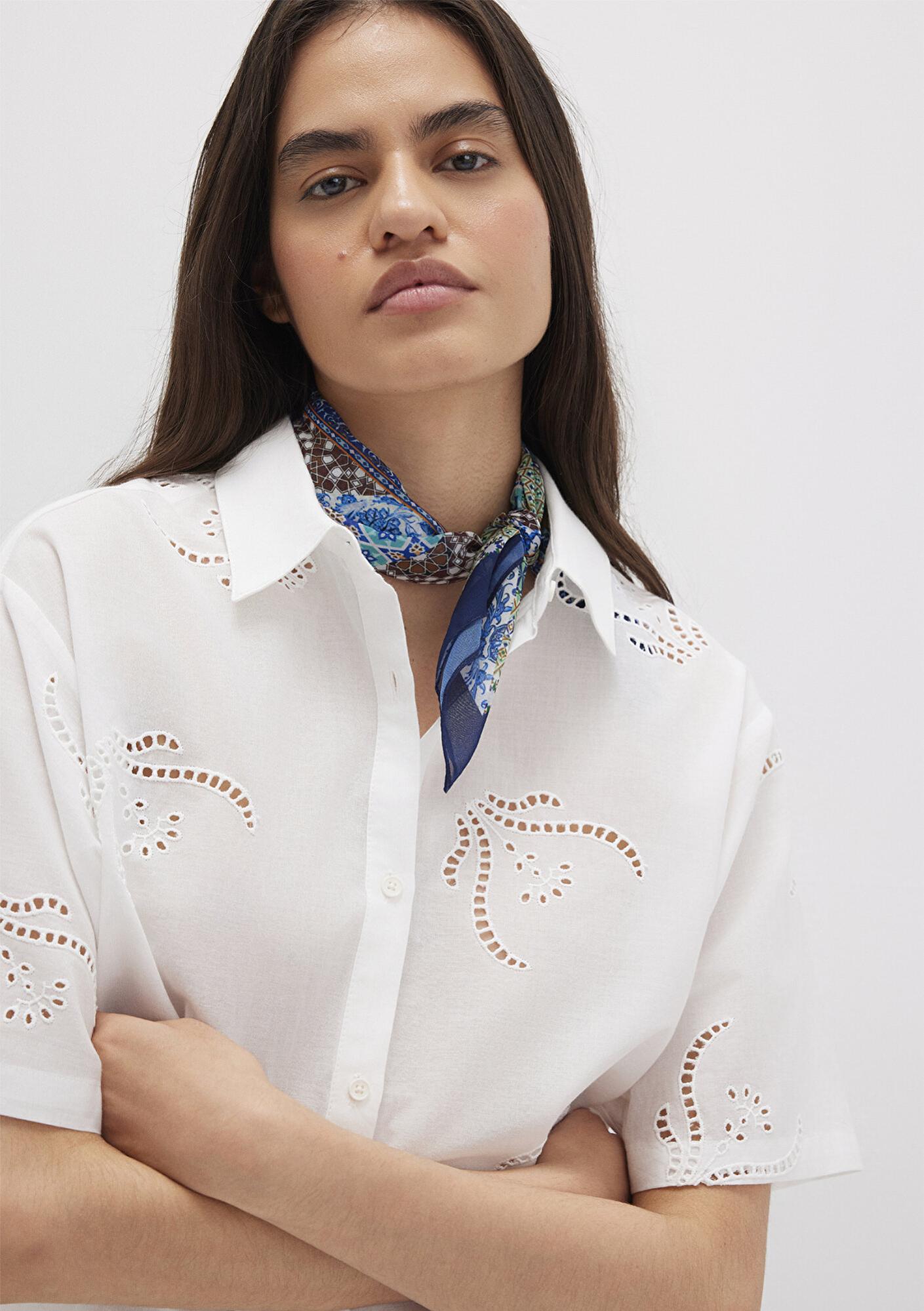 Mavi Baskılı Bandana 1911813-82050