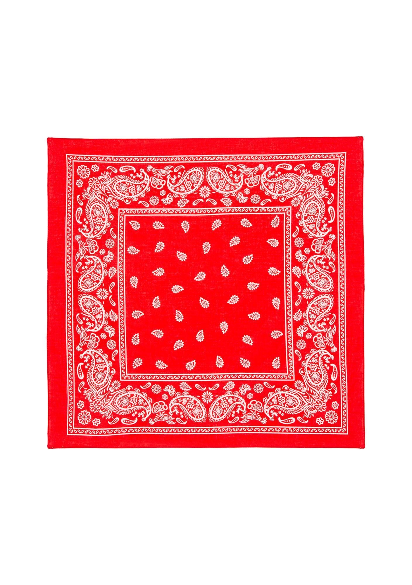 Mavi Baskılı Kırmızı Bandana 1911810-82580