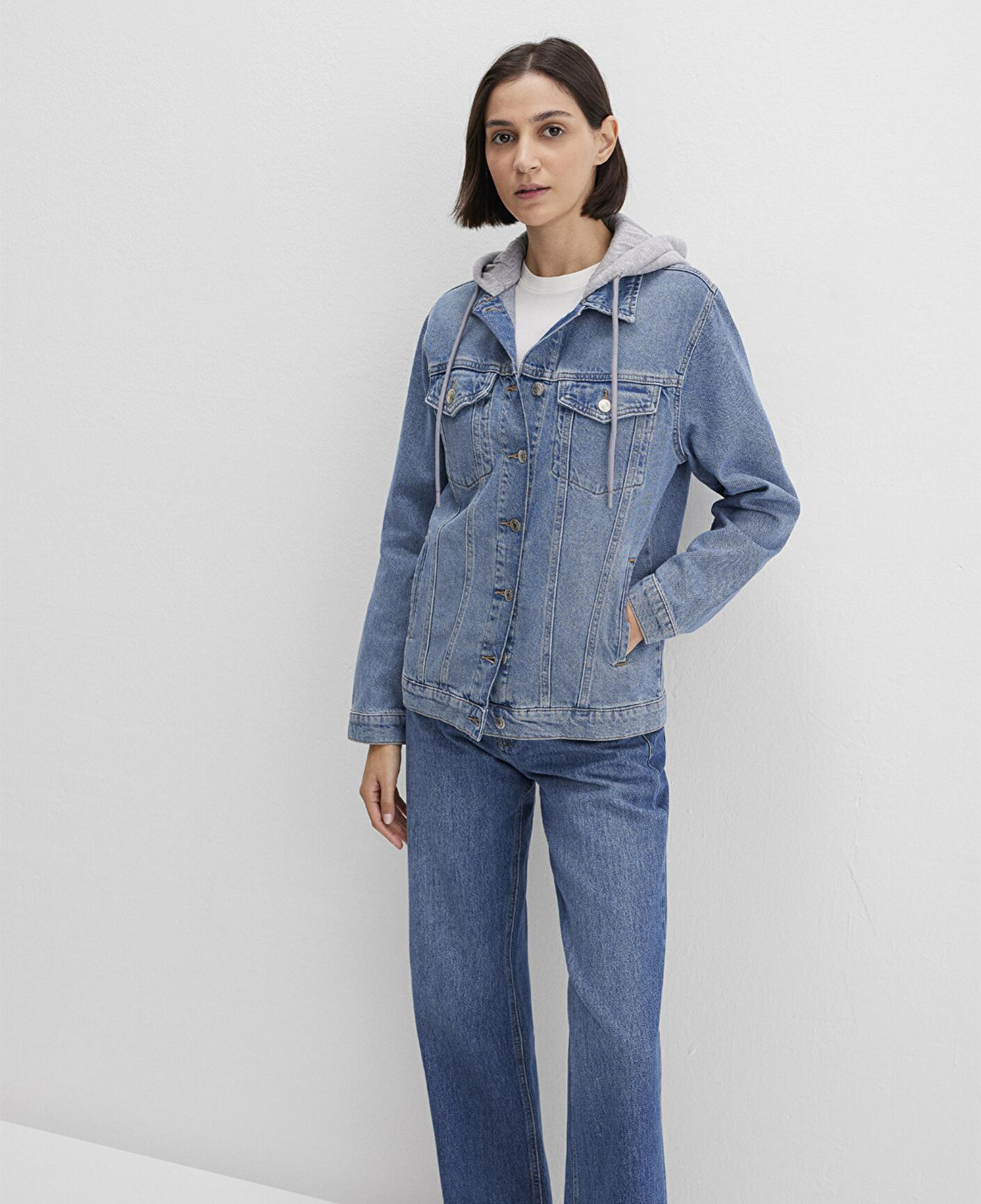 Mavi Karla 90lar Indigo Mavisi Jean Ceket 110154-85296