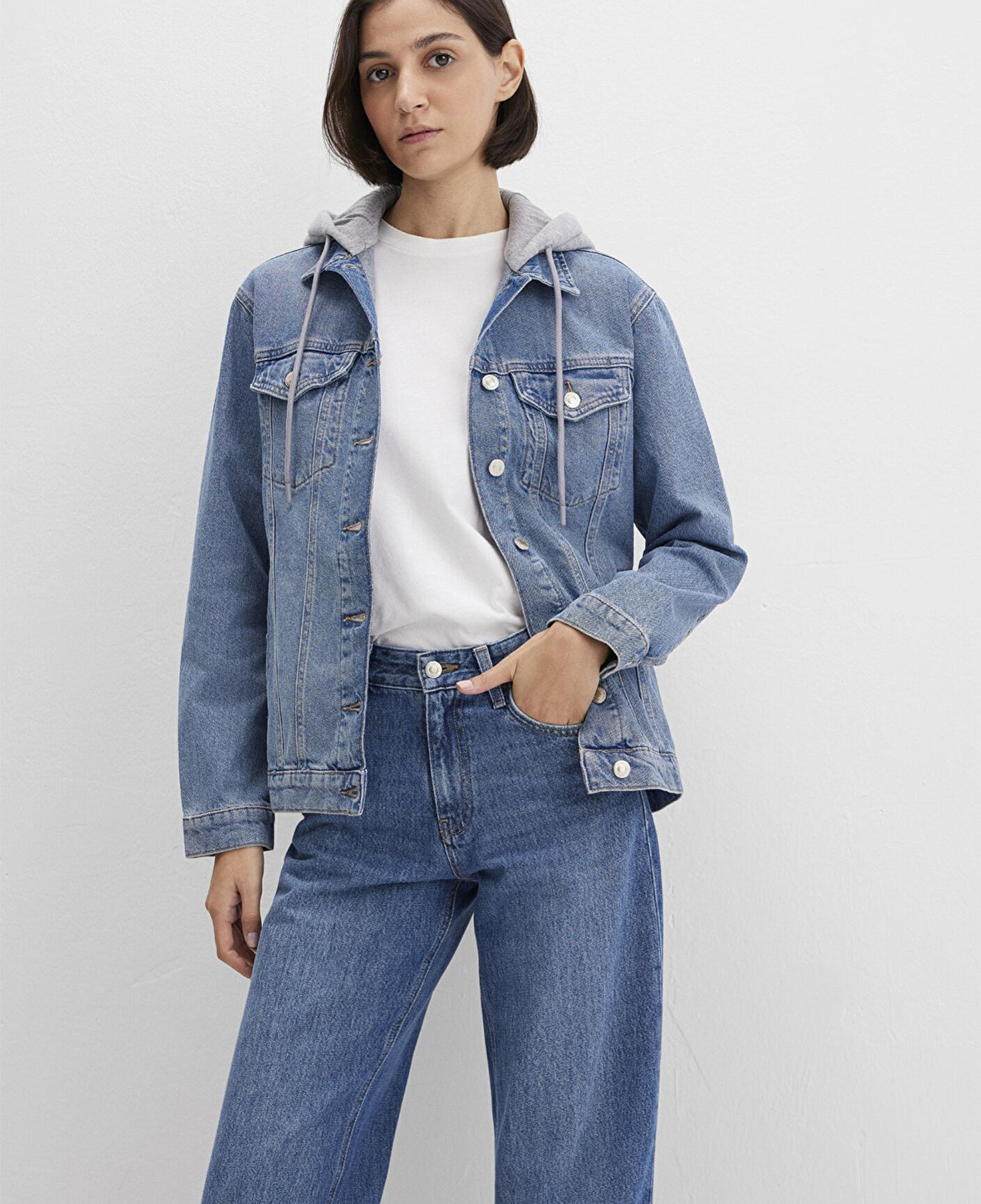 Mavi Karla 90lar Indigo Mavisi Jean Ceket 110154-85296