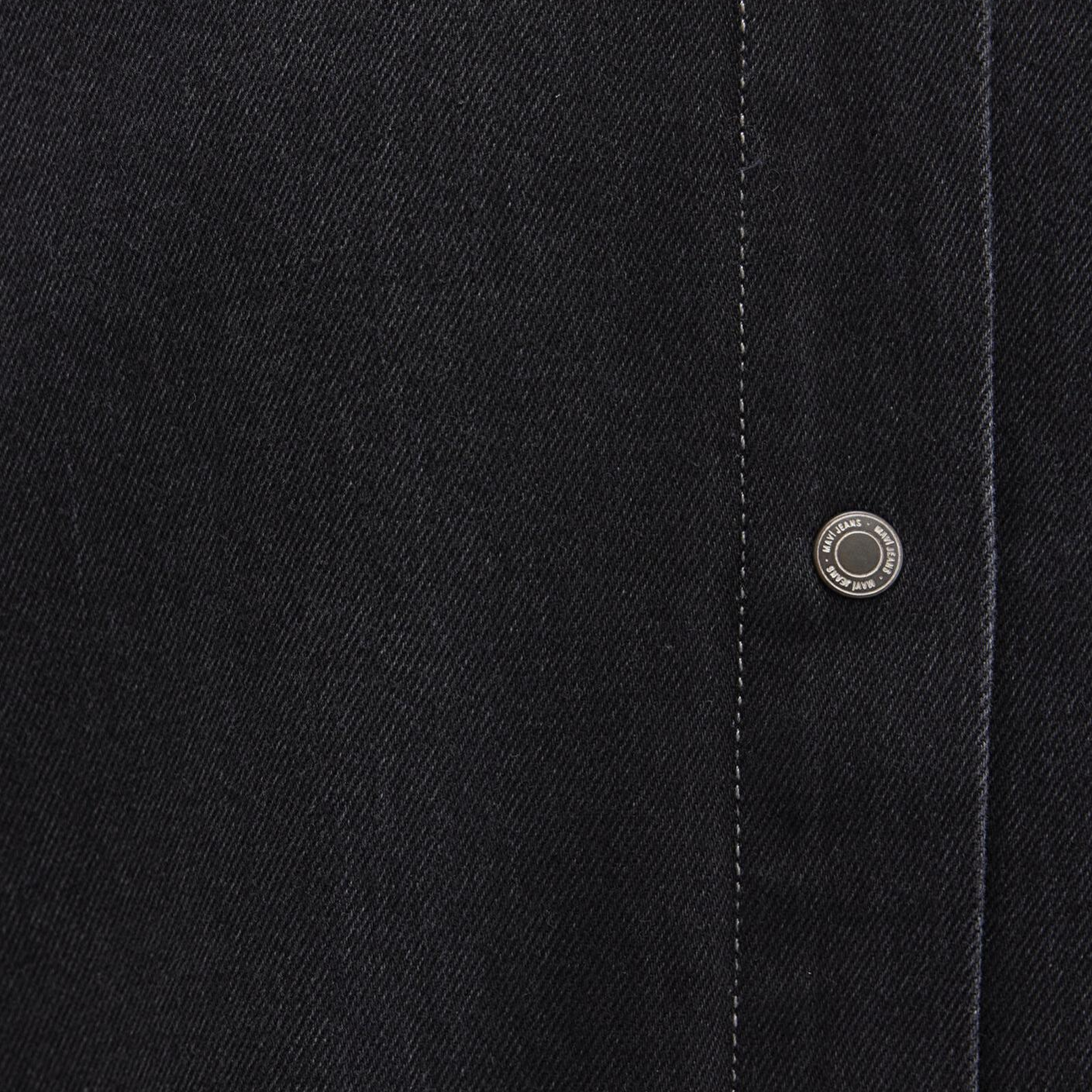 Mavi Aidan Mavi Black Antrasit Jean Gömlek Regular Fit / Normal Kesim 0210588-85622
