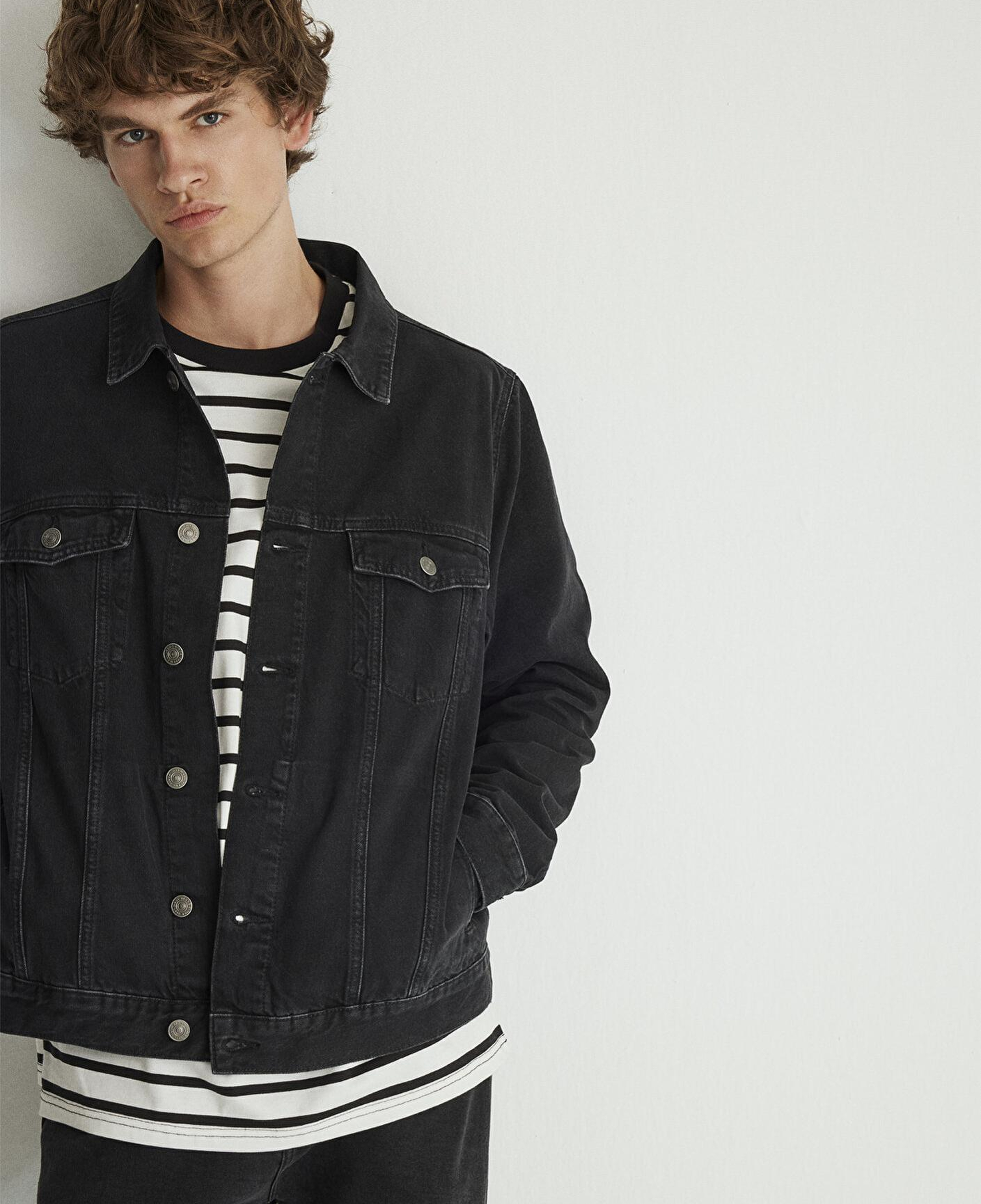 Mavi Ray Kolej Antrasit Jean Ceket 0110273-85218