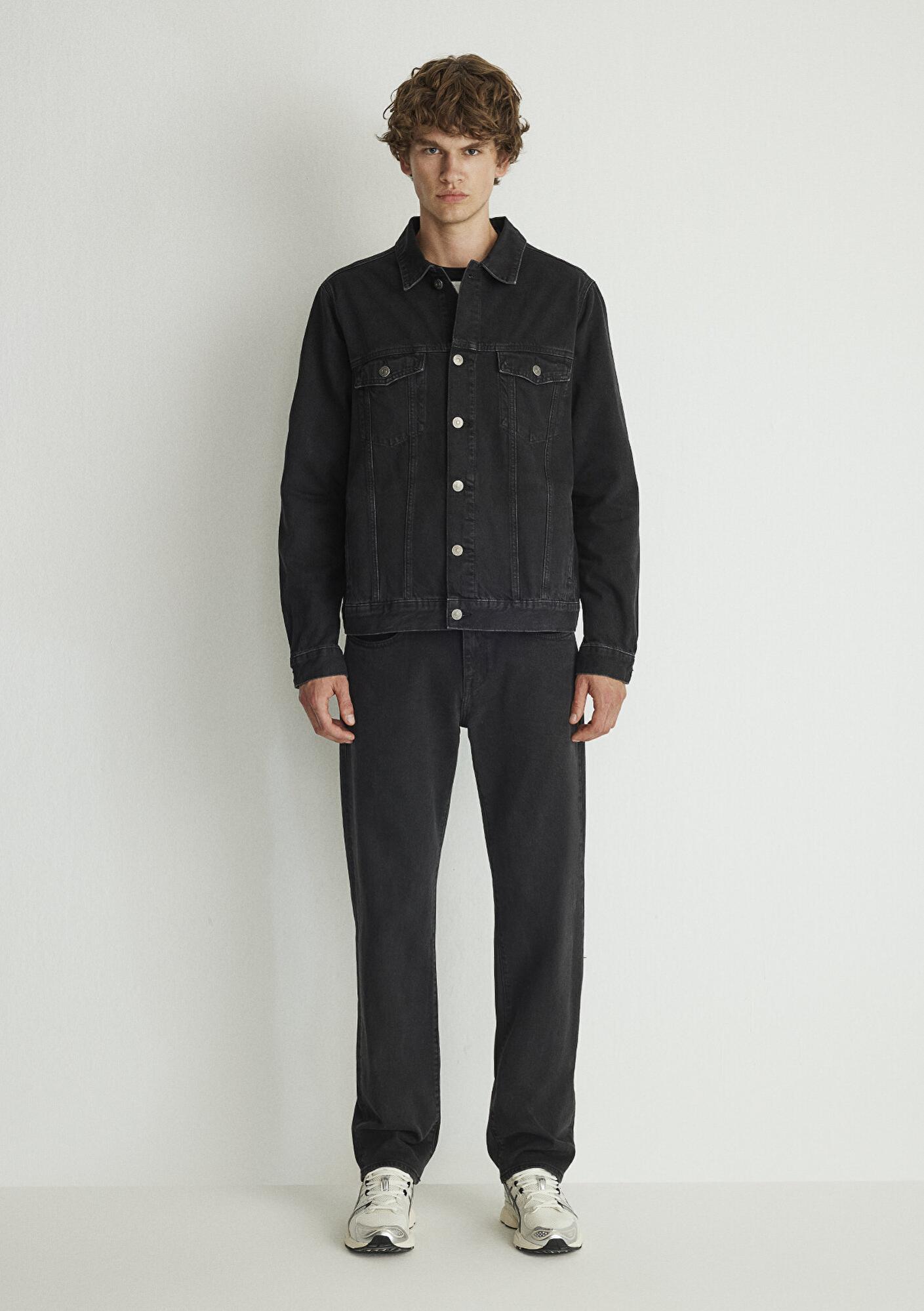 Mavi Ray Kolej Antrasit Jean Ceket 0110273-85218