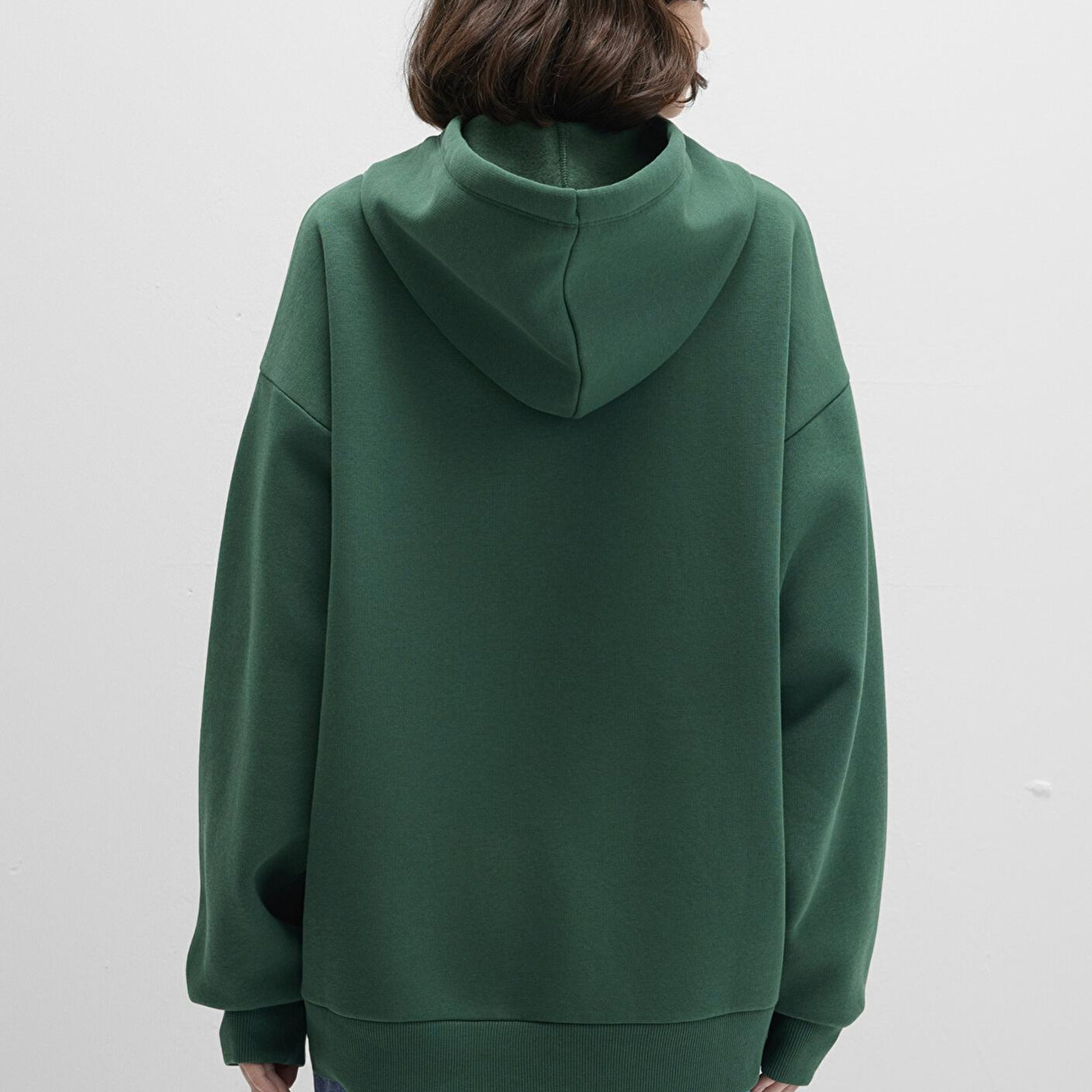 Mavi Mavi Logo Baskılı Kapüşonlu Yeşil Sweatshirt 1600361-71892