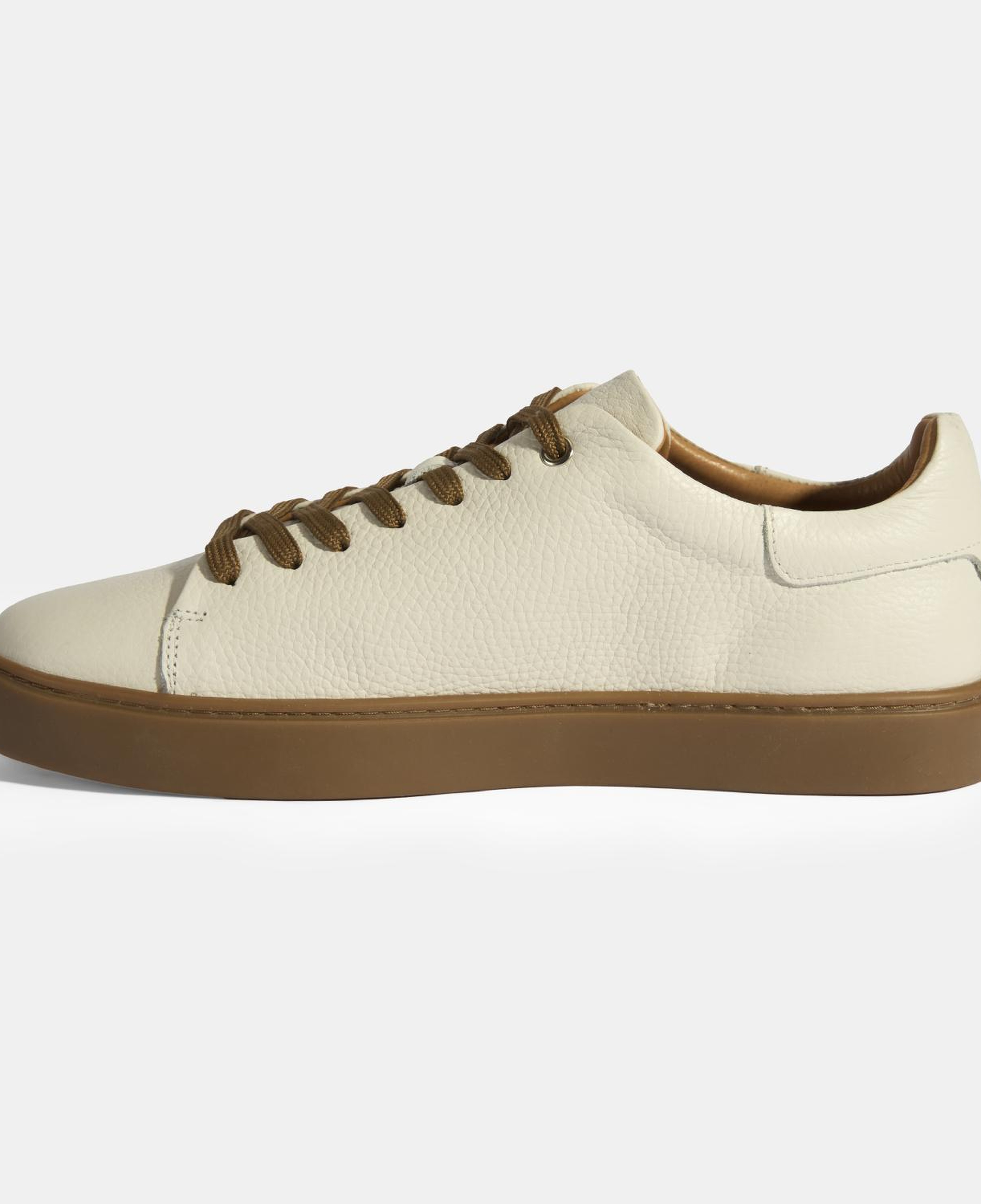 Monikar Bej Erkek Deri Bağcıklı Günlük Ayakkabı