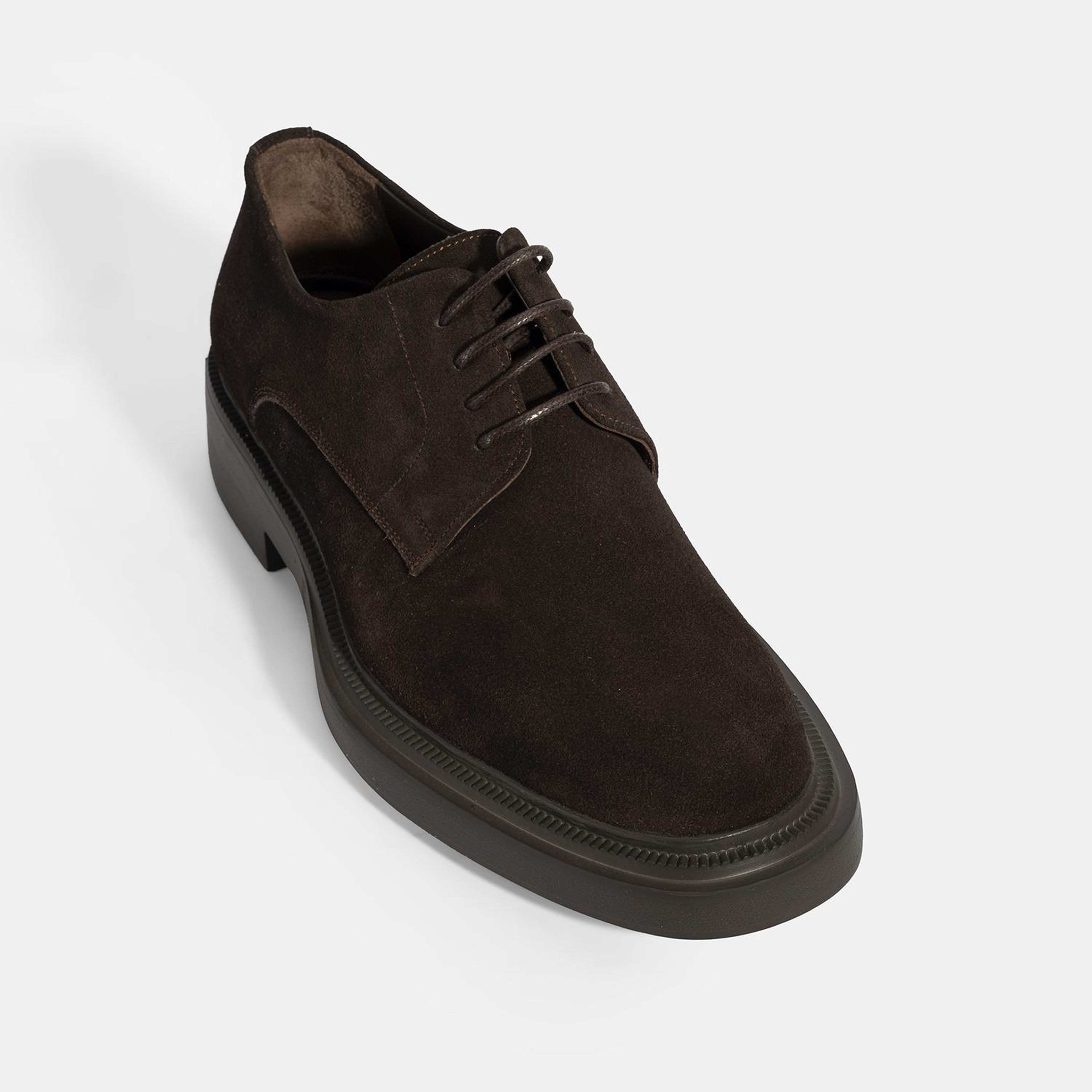 Erkek Kahve Bağcıklı Günlük Süet Ayakkabı