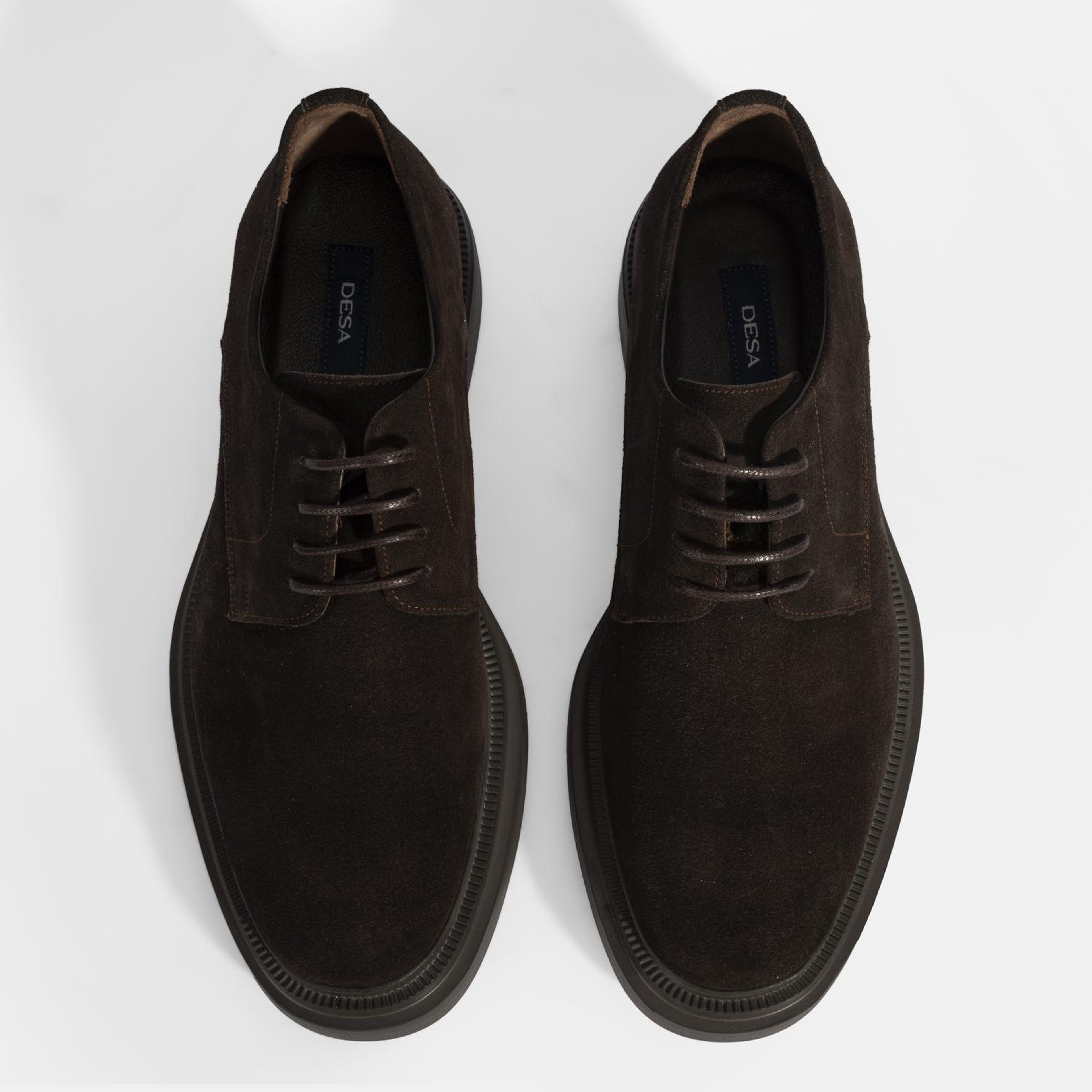 Erkek Kahve Bağcıklı Günlük Süet Ayakkabı