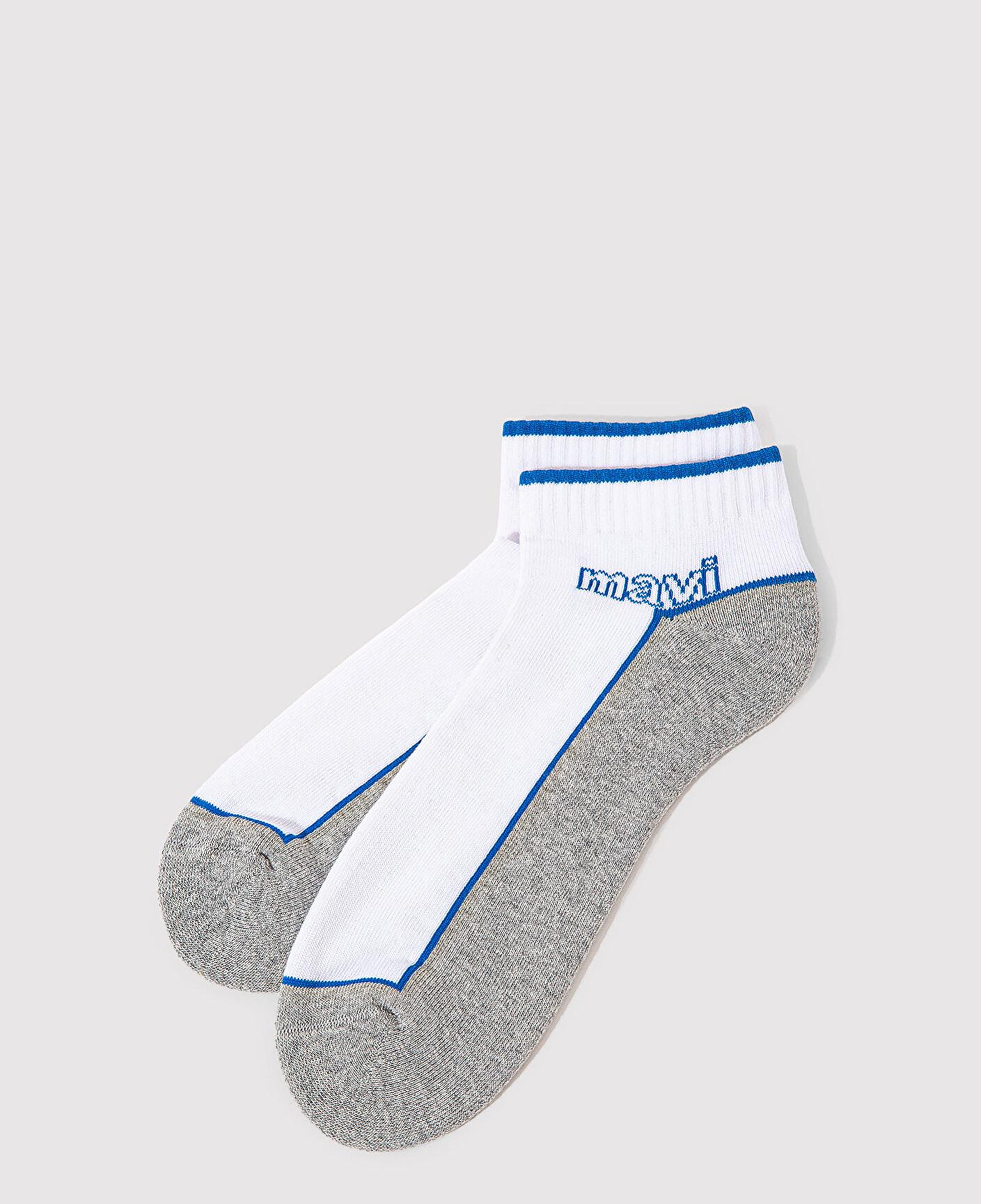 Mavi Gri Patik Çorap 0911128-83900