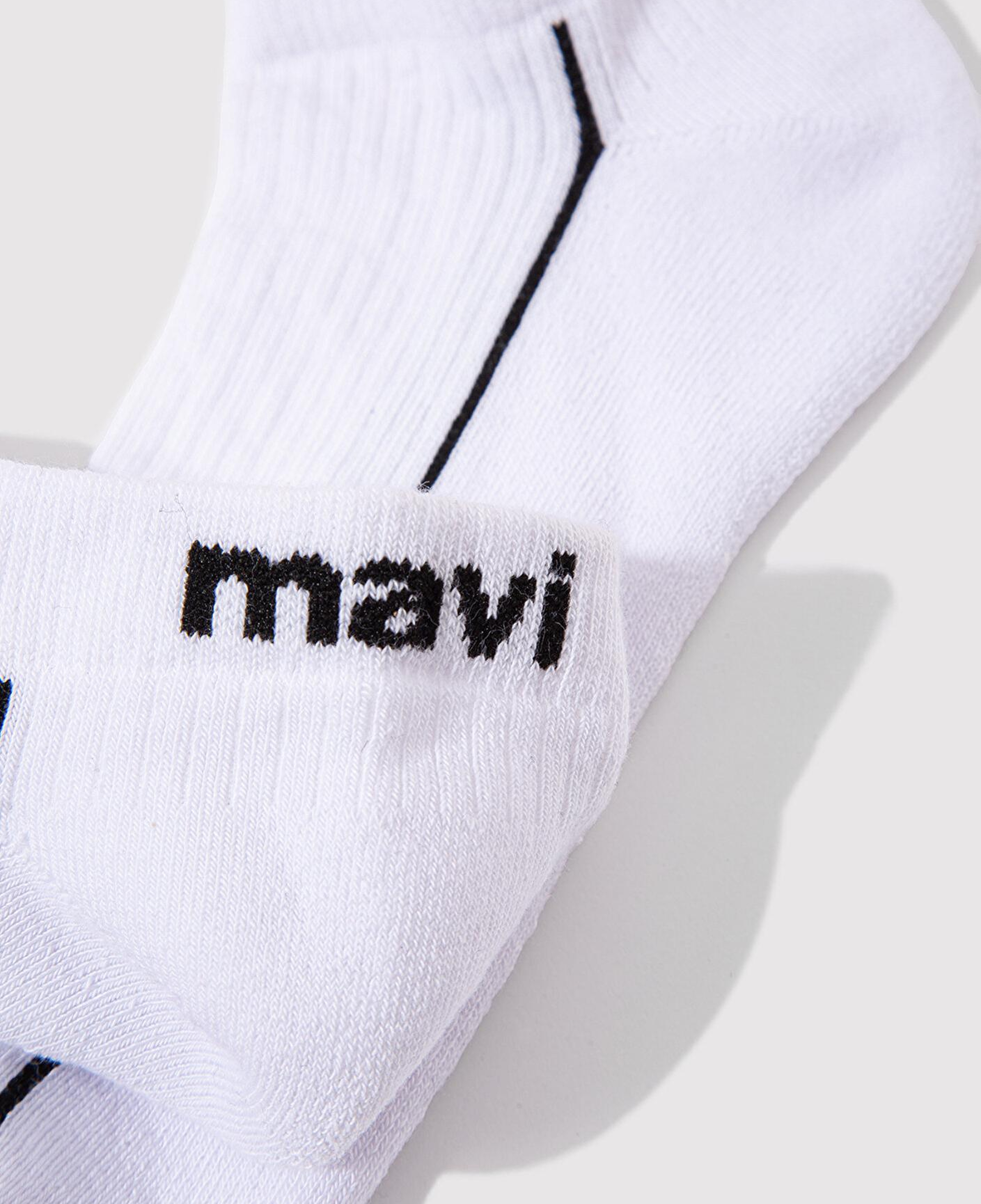 Mavi Beyaz Patik Çorap 0911127-620