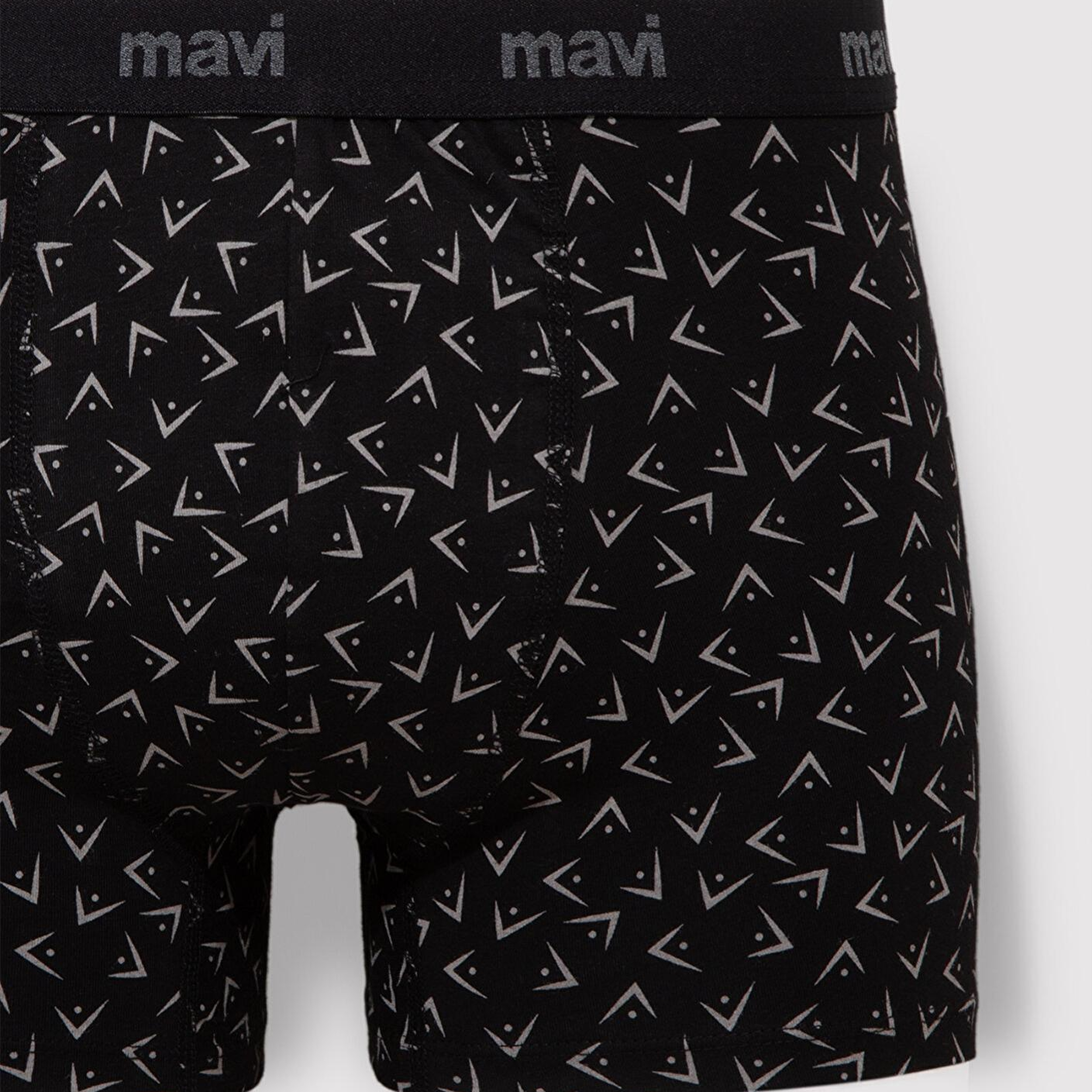 Mavi Baskılı Siyah Boxer 0911049-900