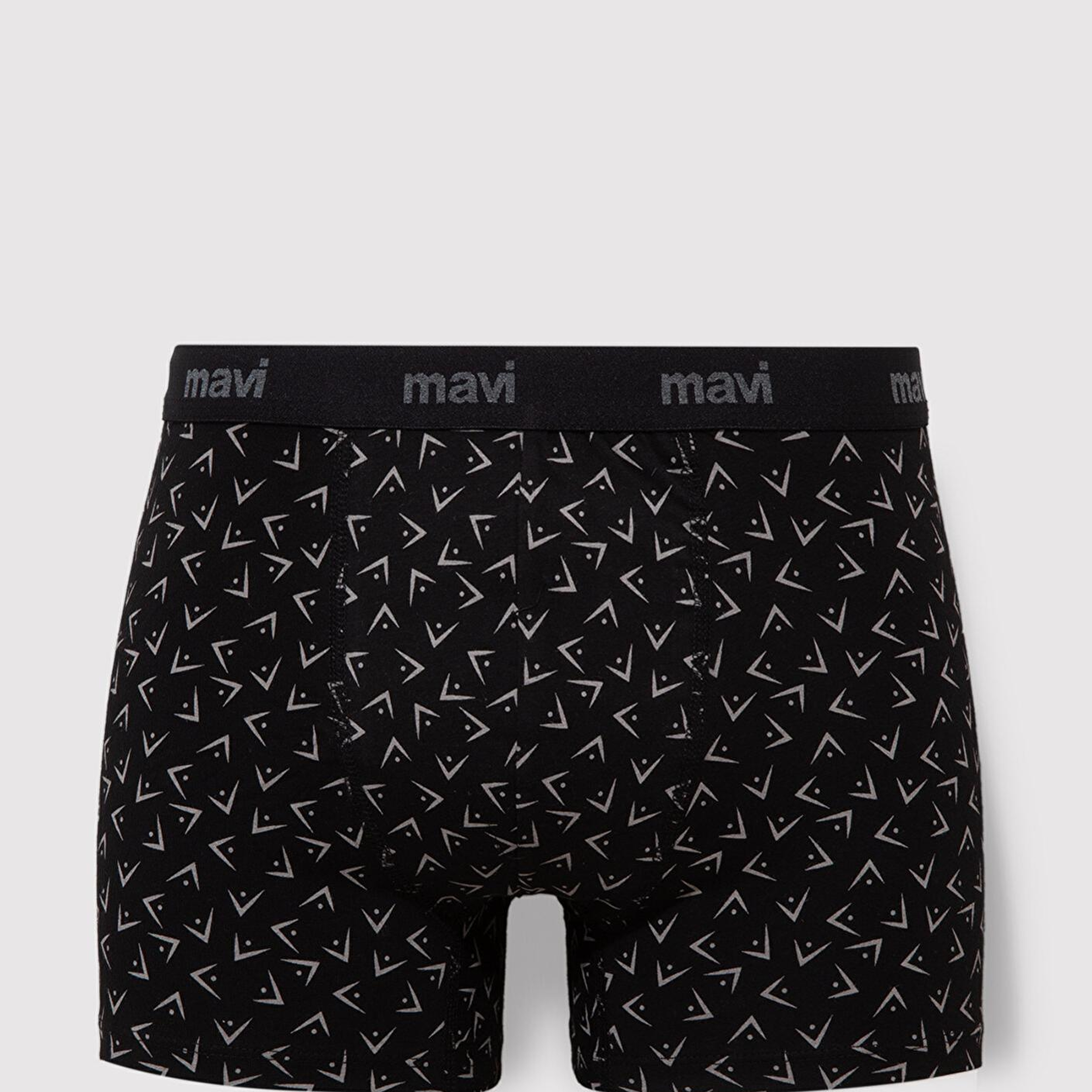 Mavi Baskılı Siyah Boxer 0911049-900