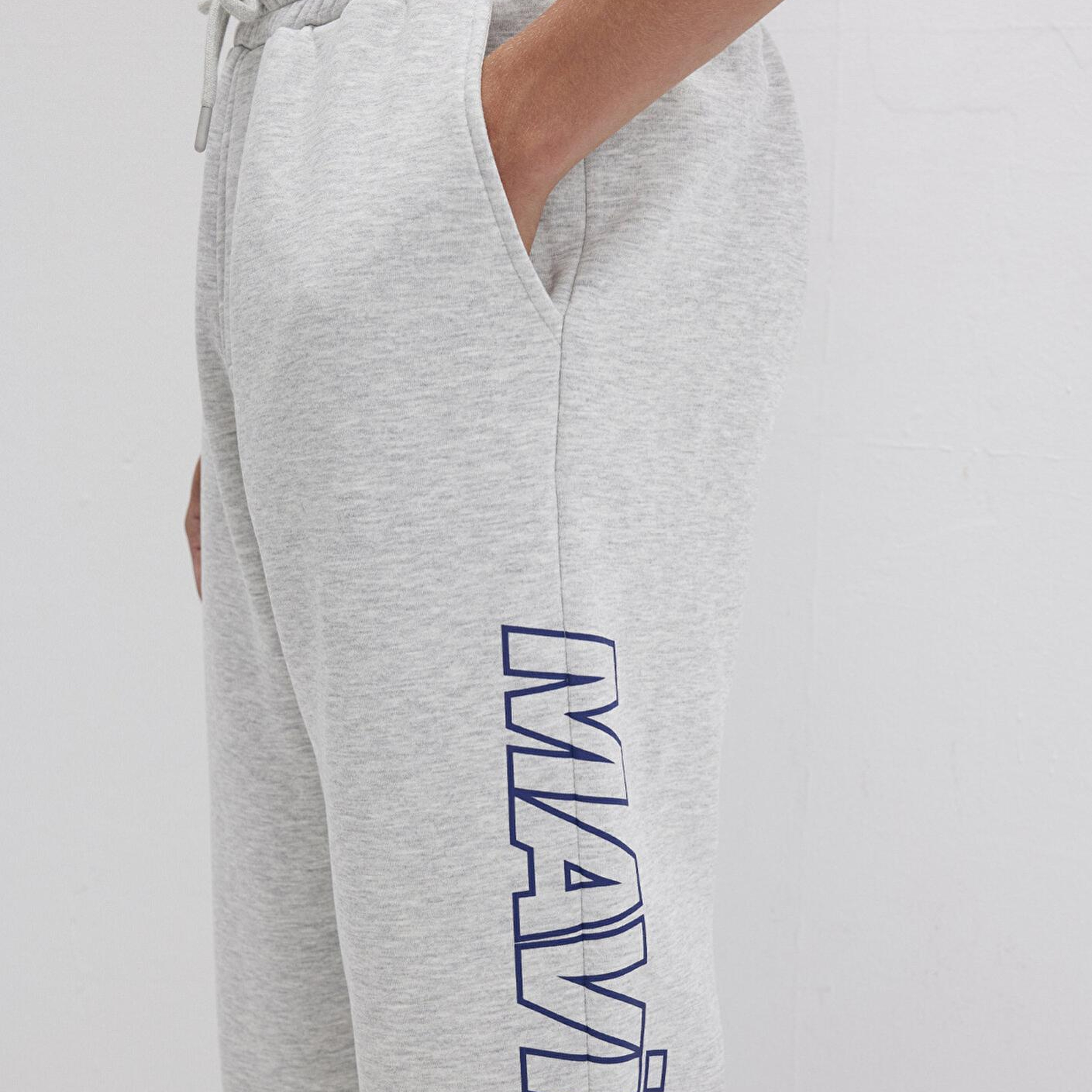 Mavi Mavi Logo Baskılı Gri Eşofman Altı 0010208-80196
