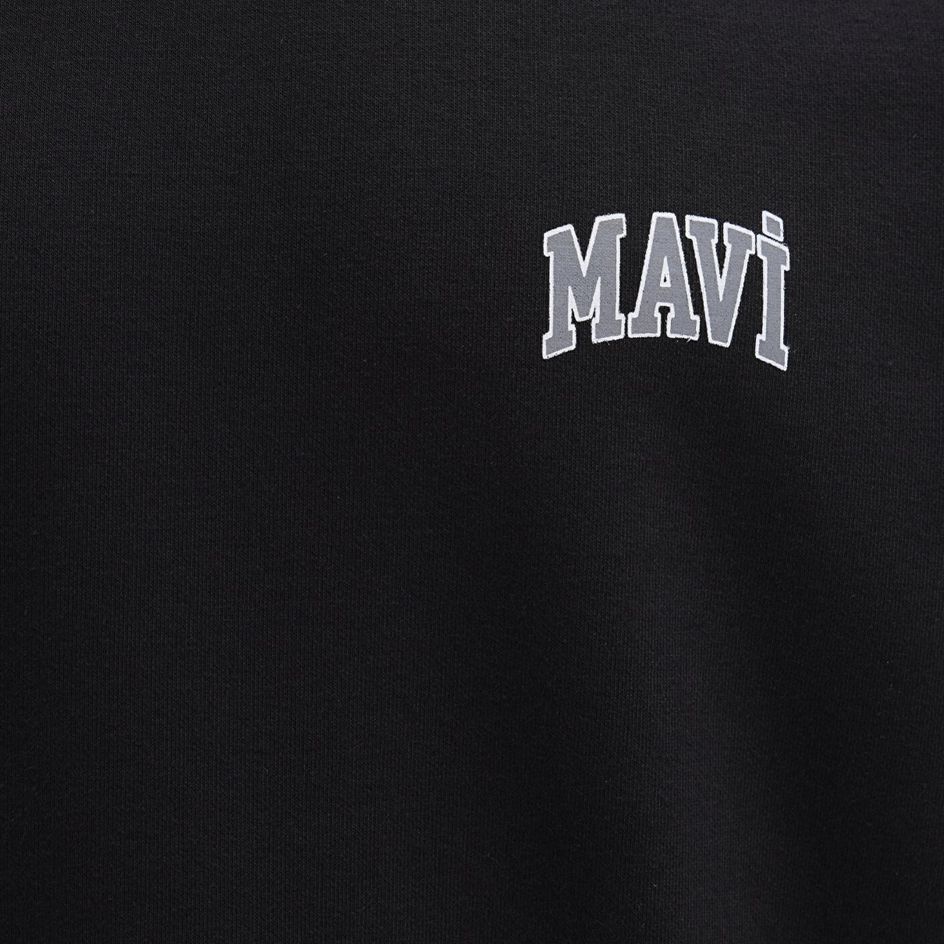 Mavi Mavi Logo Baskılı Siyah Sweatshirt 0611716-900