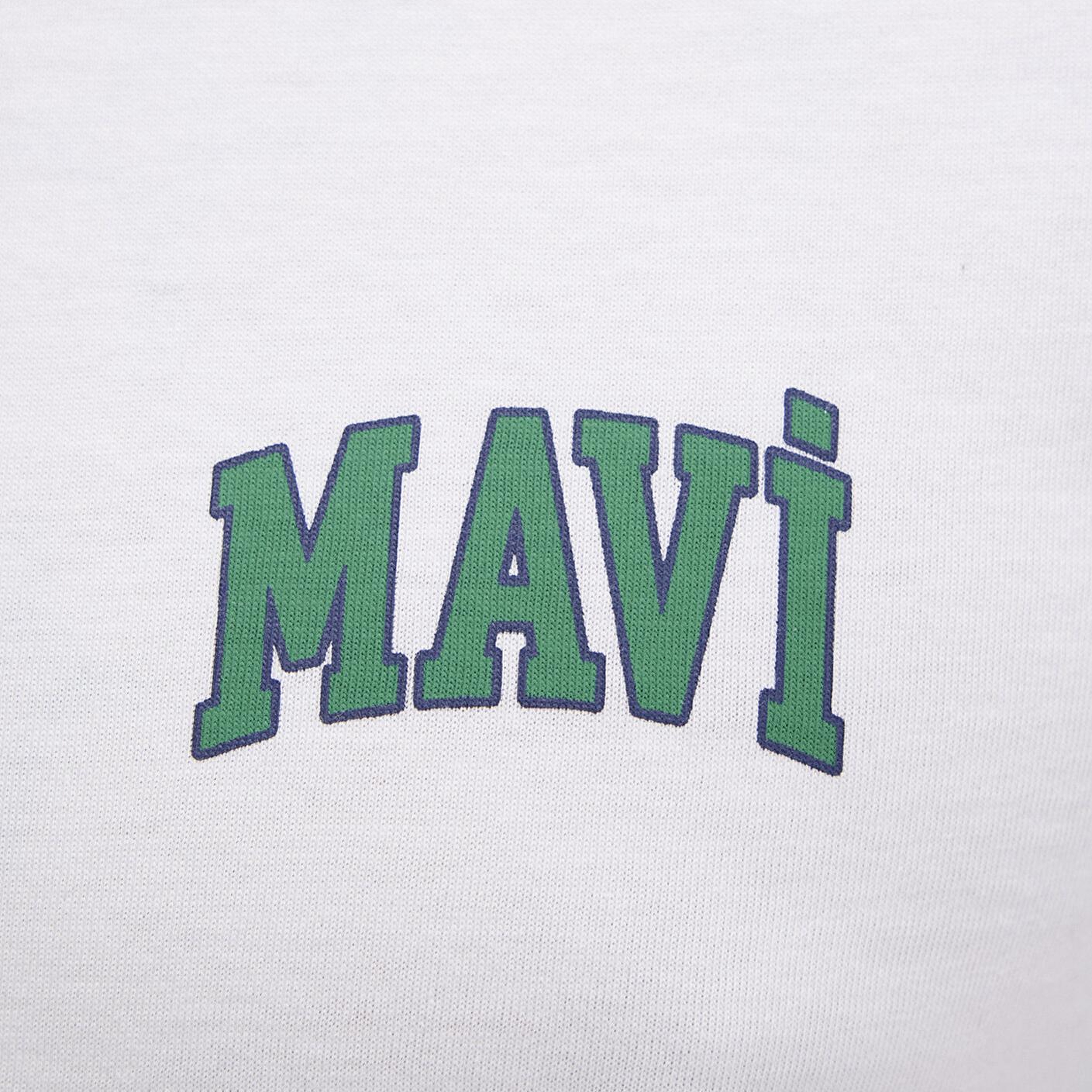 Mavi Mavi Logo Baskılı Beyaz Tişört Regular Fit / Normal Kesim 0611714-620