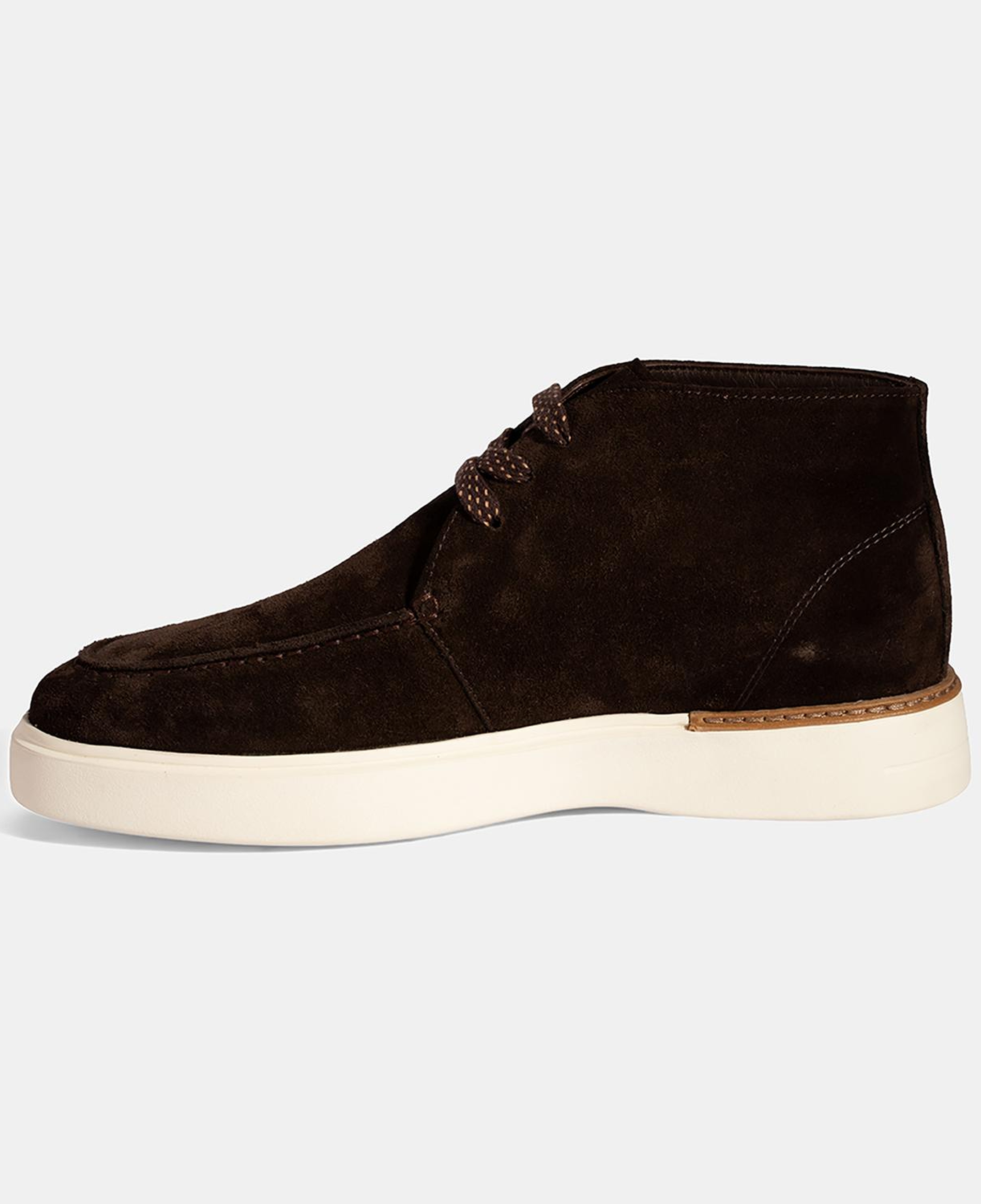 Erkek Kahve Bağcıklı Süet Bot