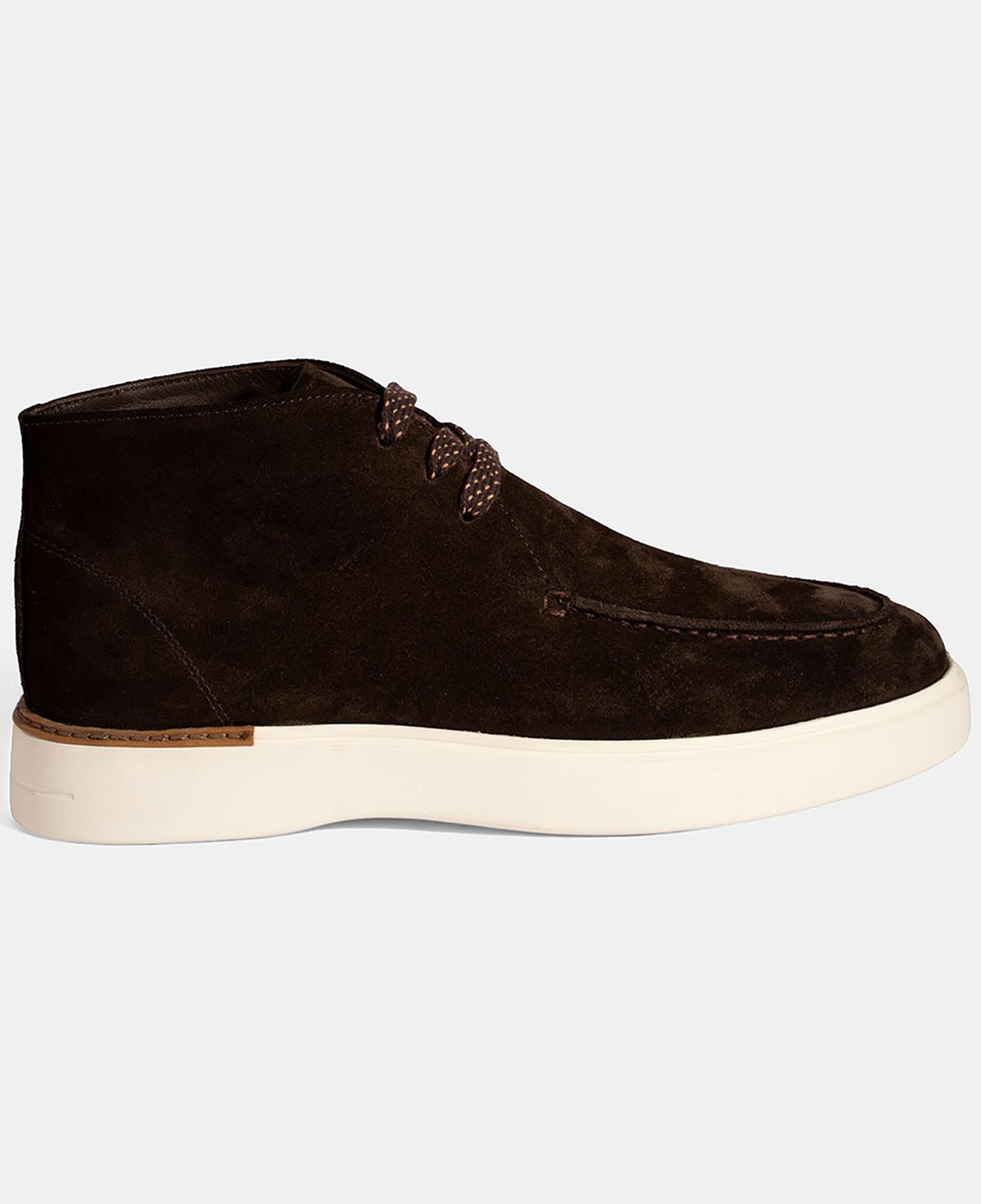 Erkek Kahve Bağcıklı Süet Bot