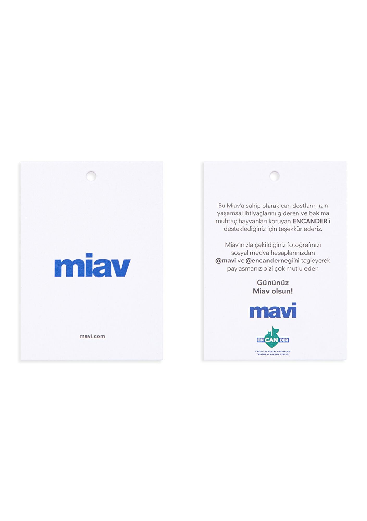 Mavi Miav Baskılı Oversize Beyaz Tişört Oversize / Geniş Kesim 0611704-620