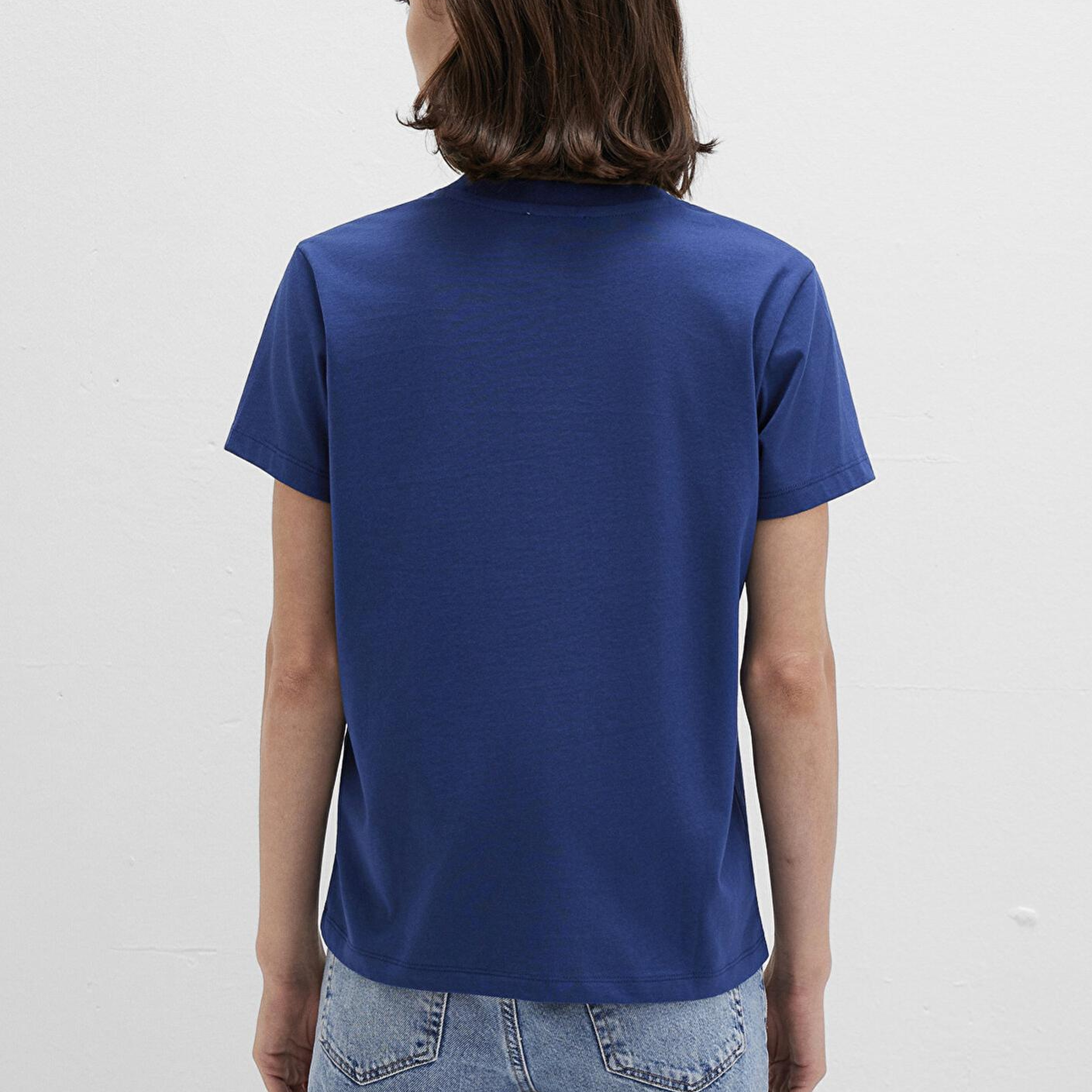 Mavi Miav Baskılı Mavi Tişört Regular Fit / Normal Kesim 1610622-70722