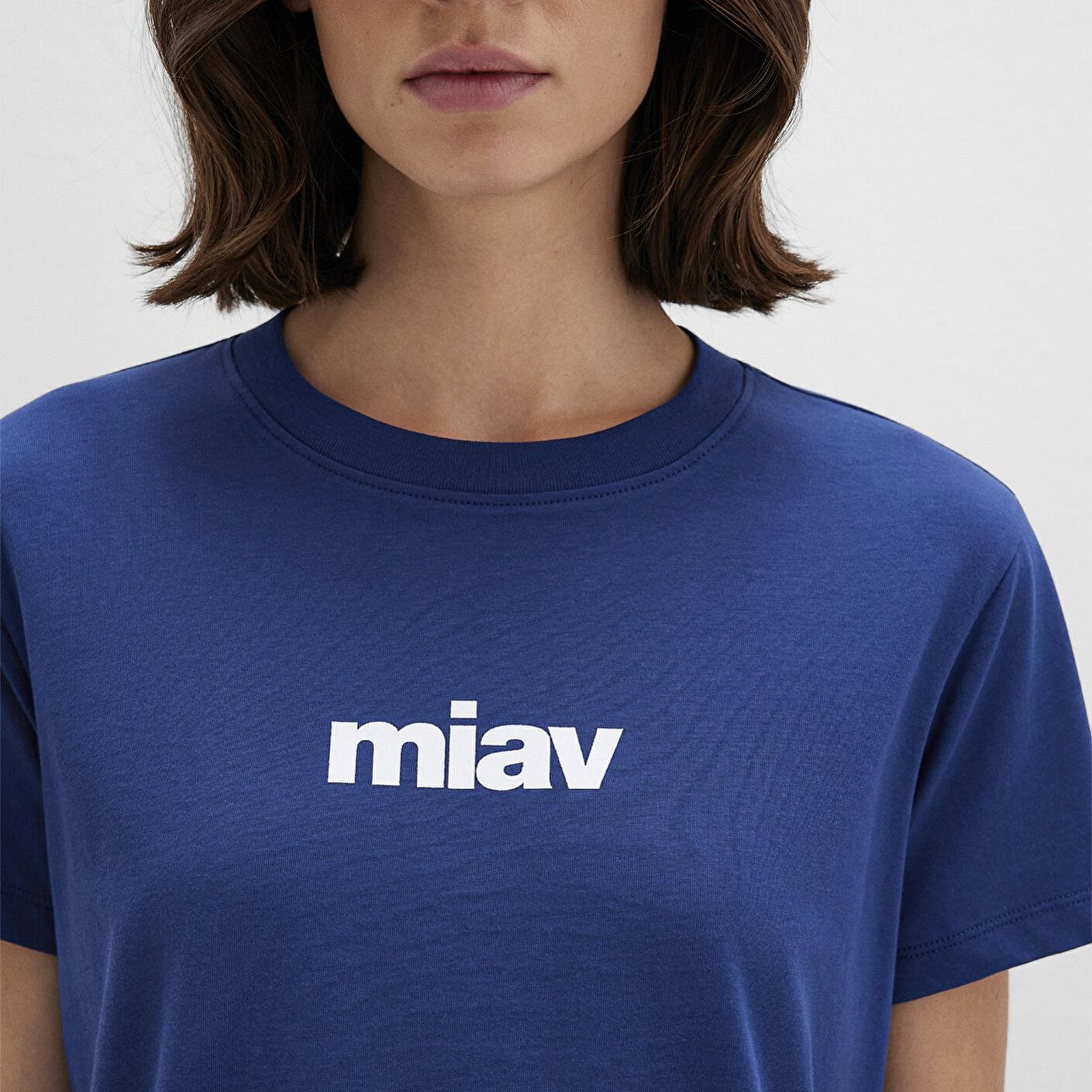 Mavi Miav Baskılı Mavi Tişört Regular Fit / Normal Kesim 1610622-70722
