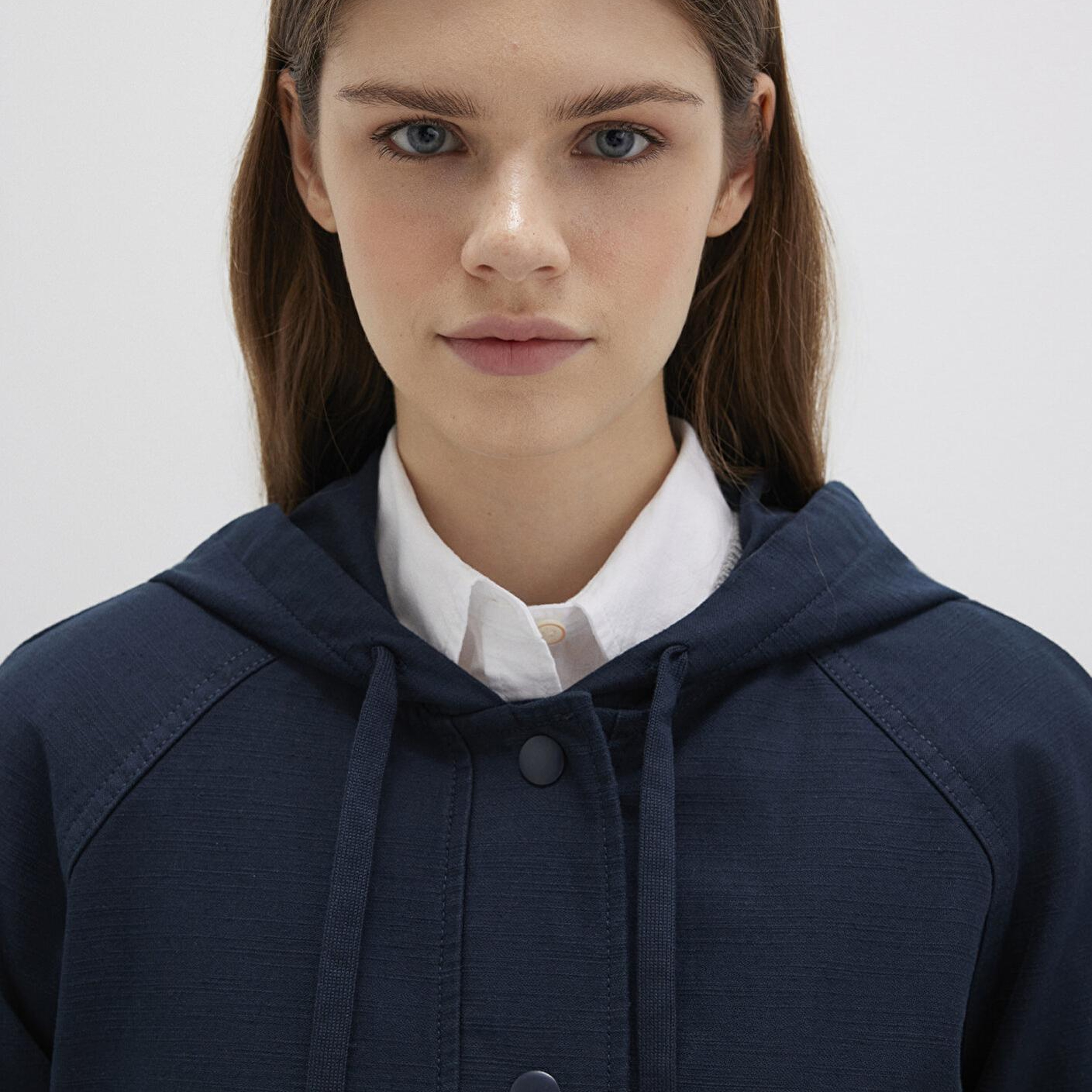 Mavi Kapüşonlu Lacivert Ceket Regular Fit / Normal Kesim 110775-82906