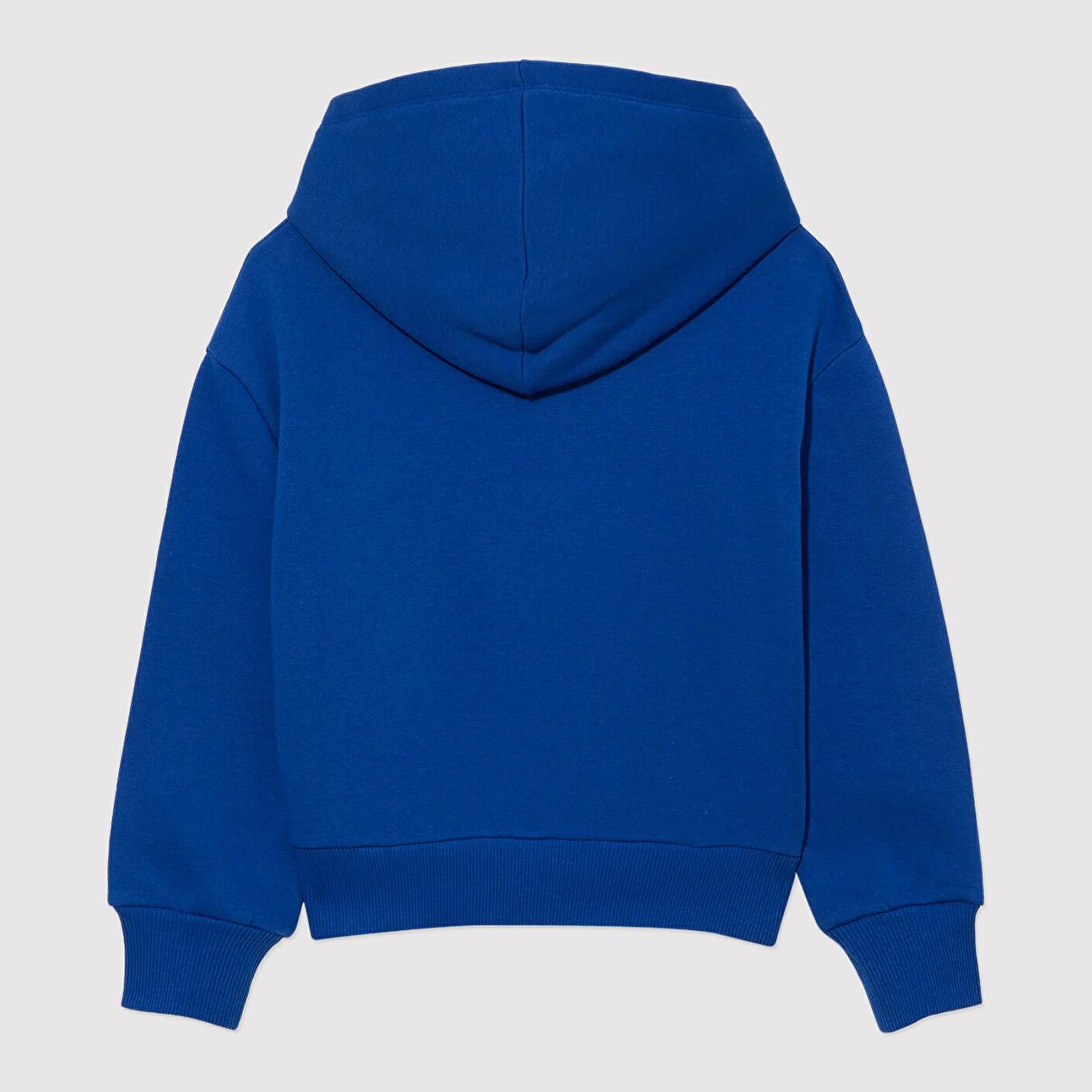 Mavi Mavi Logo Baskılı Mavi Kapüşonlu Sweatshirt 6610110-70896