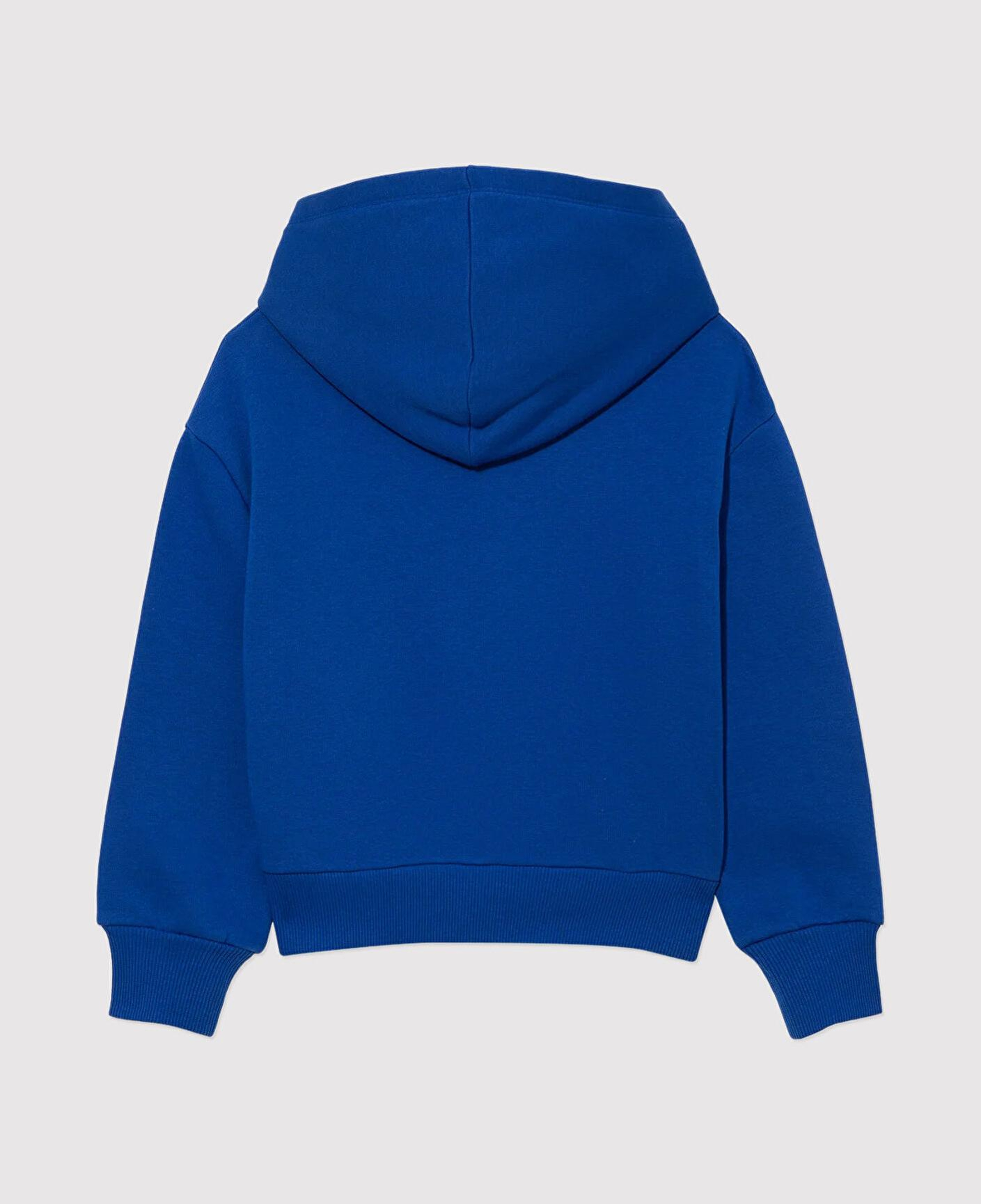 Mavi Mavi Logo Baskılı Mavi Kapüşonlu Sweatshirt 6610110-70896