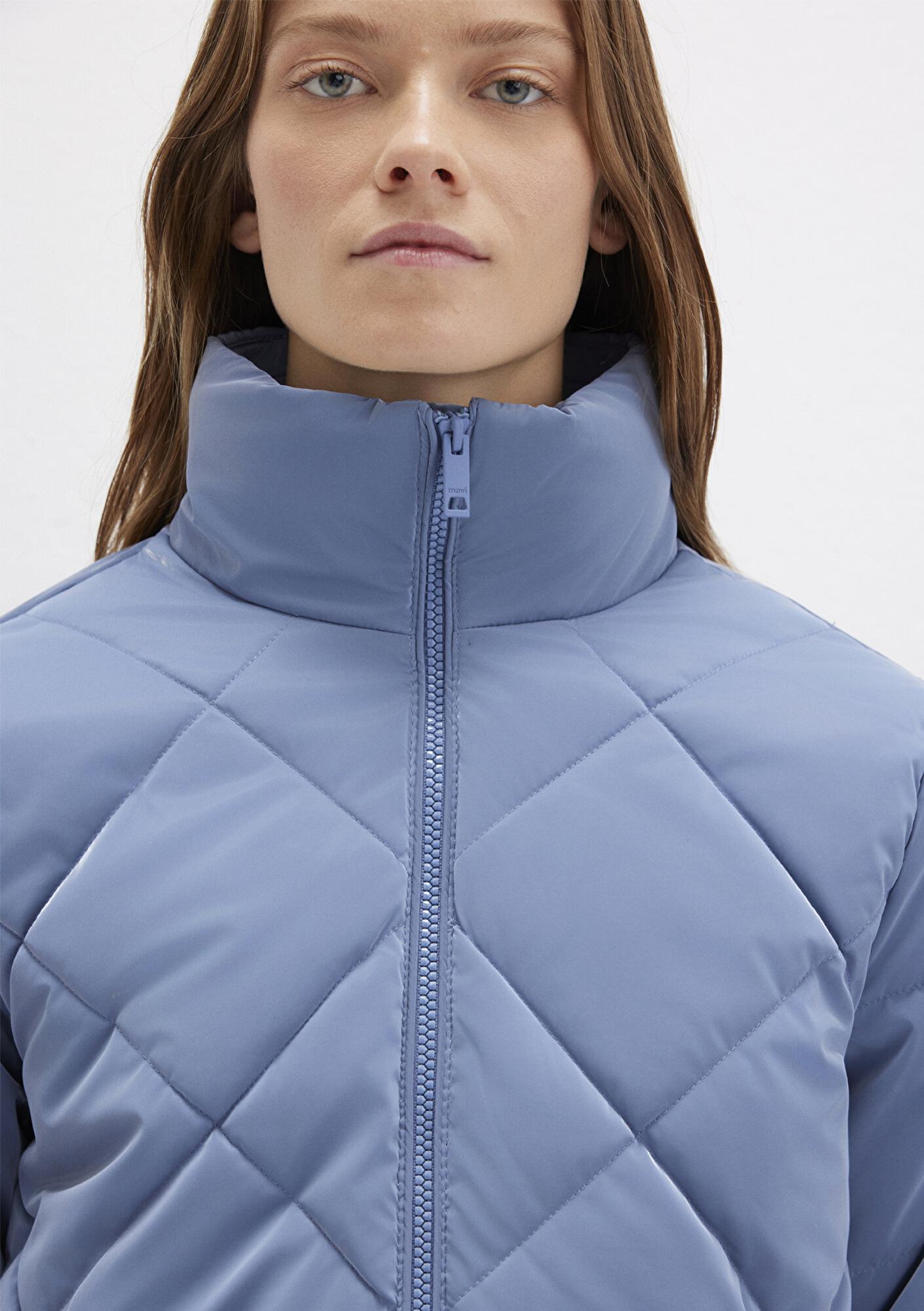 Mavi Su İtici Premium Kapitone Mavi Şişme Mont 1110230-70738